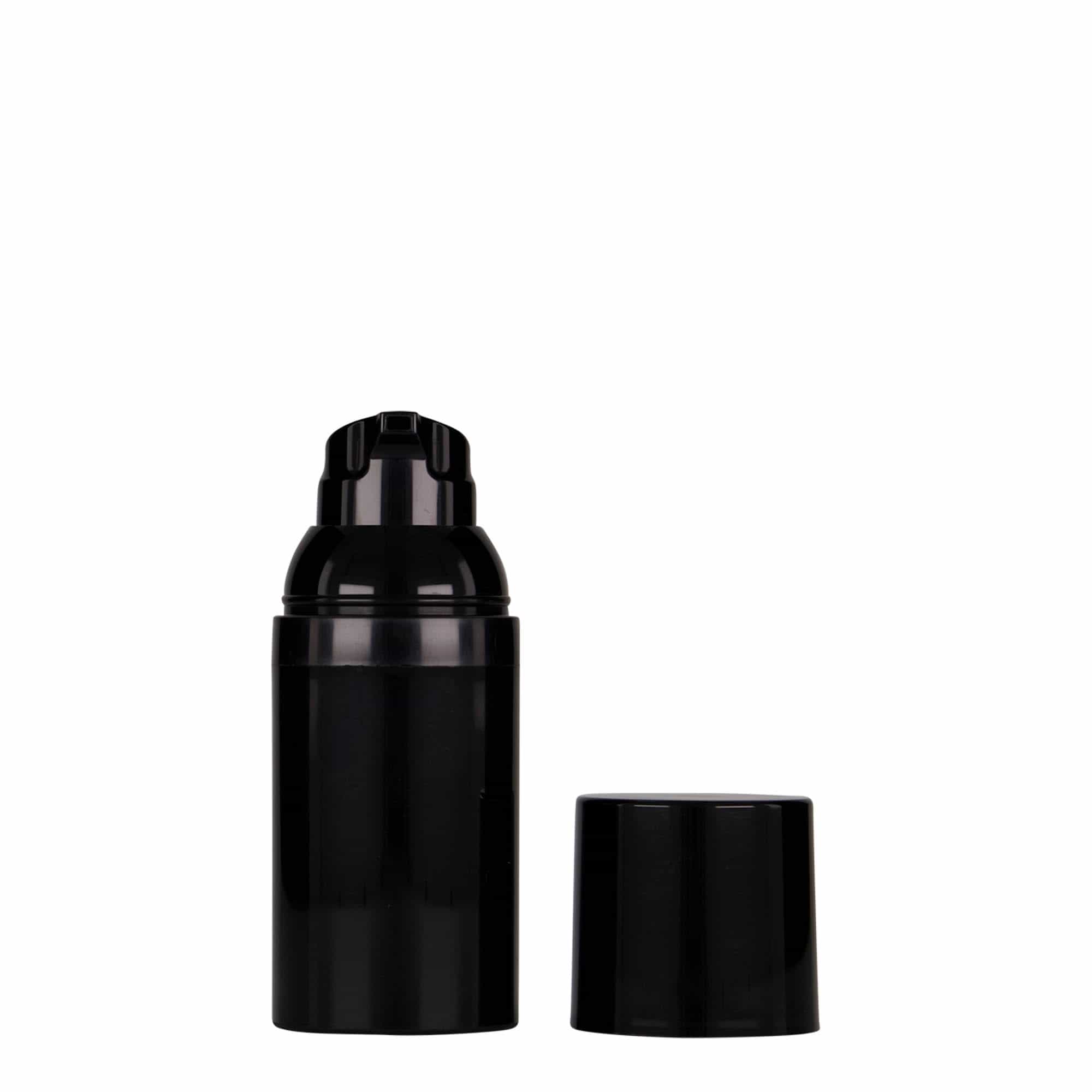 30 ml Airless Dispenser «Mezzo», PP-Kunststoff, schwarz