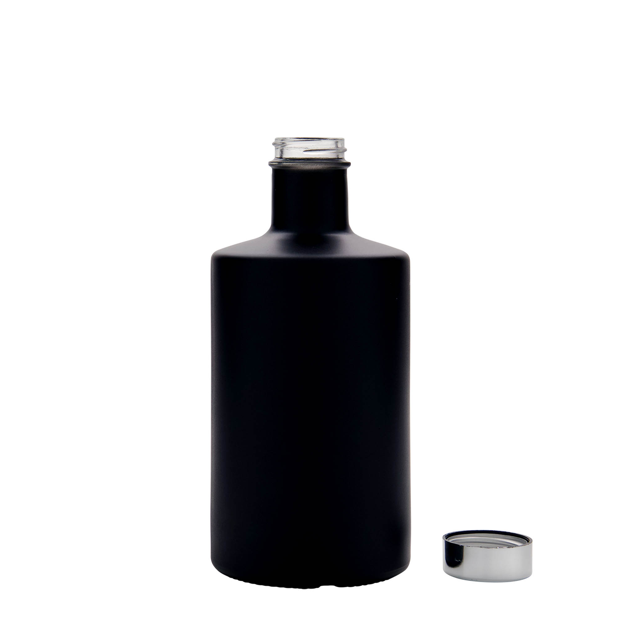 500 ml Glasflasche «Caroline», schwarz, Mündung: GPI 33