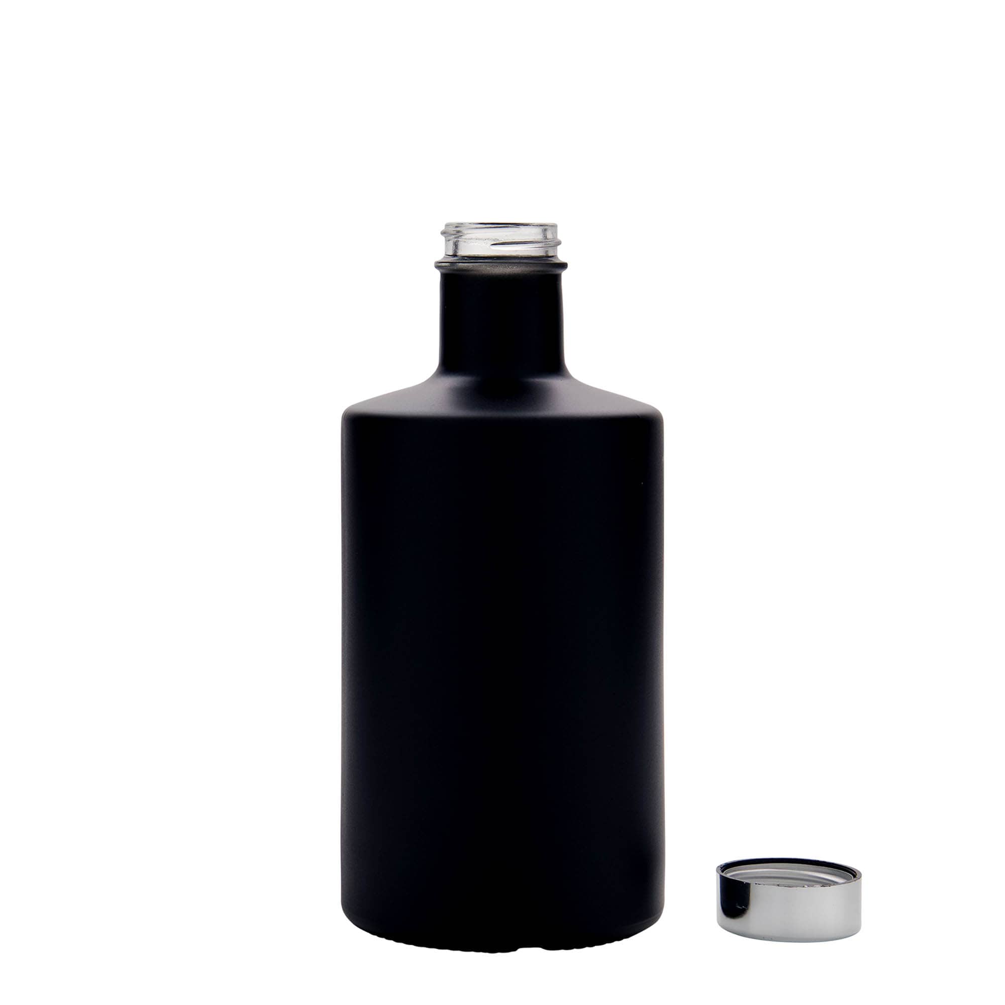 500 ml Glasflasche «Caroline», schwarz, Mündung: GPI 33