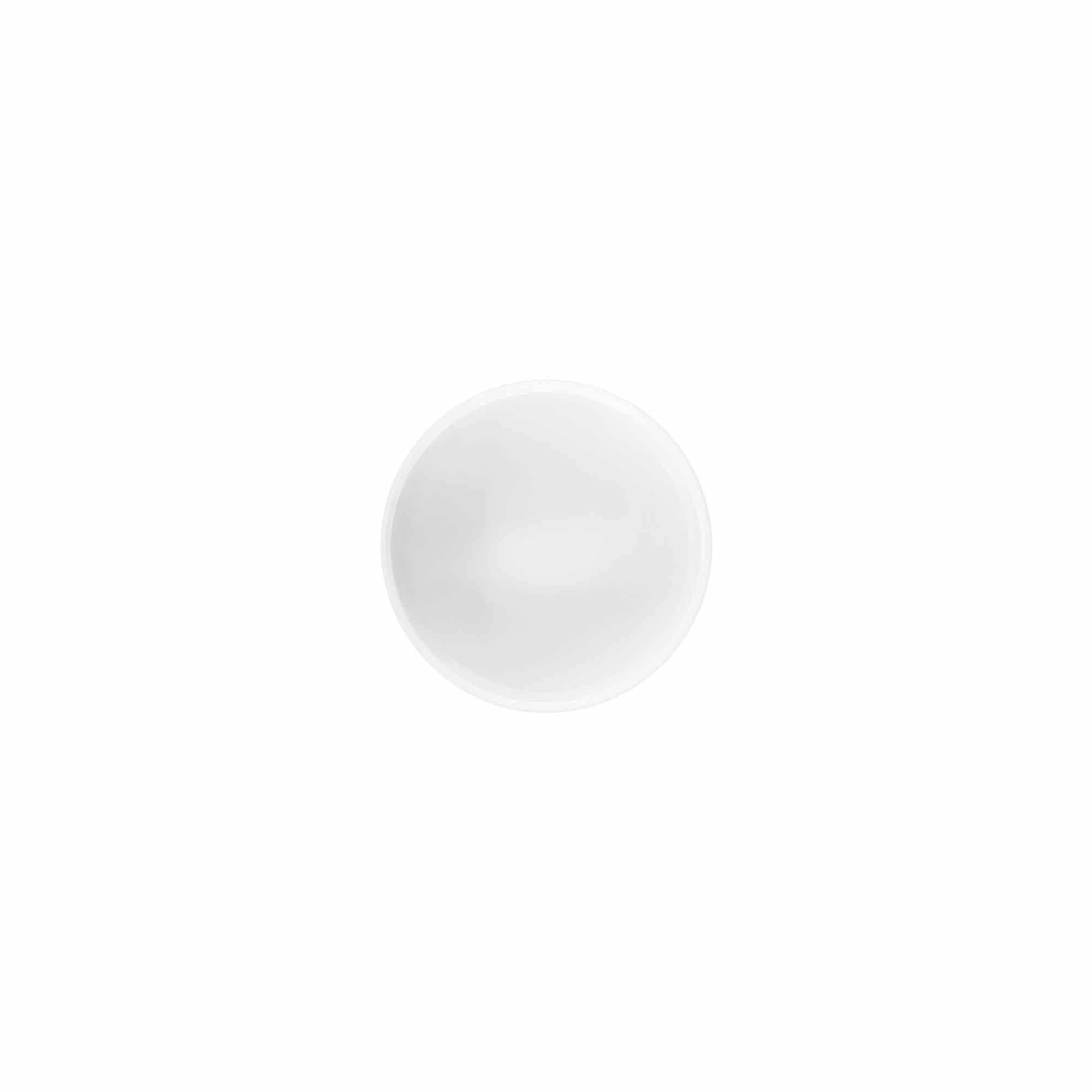 Schraubverschluss «White Line» 35ml, PP-Kunststoff, weiss