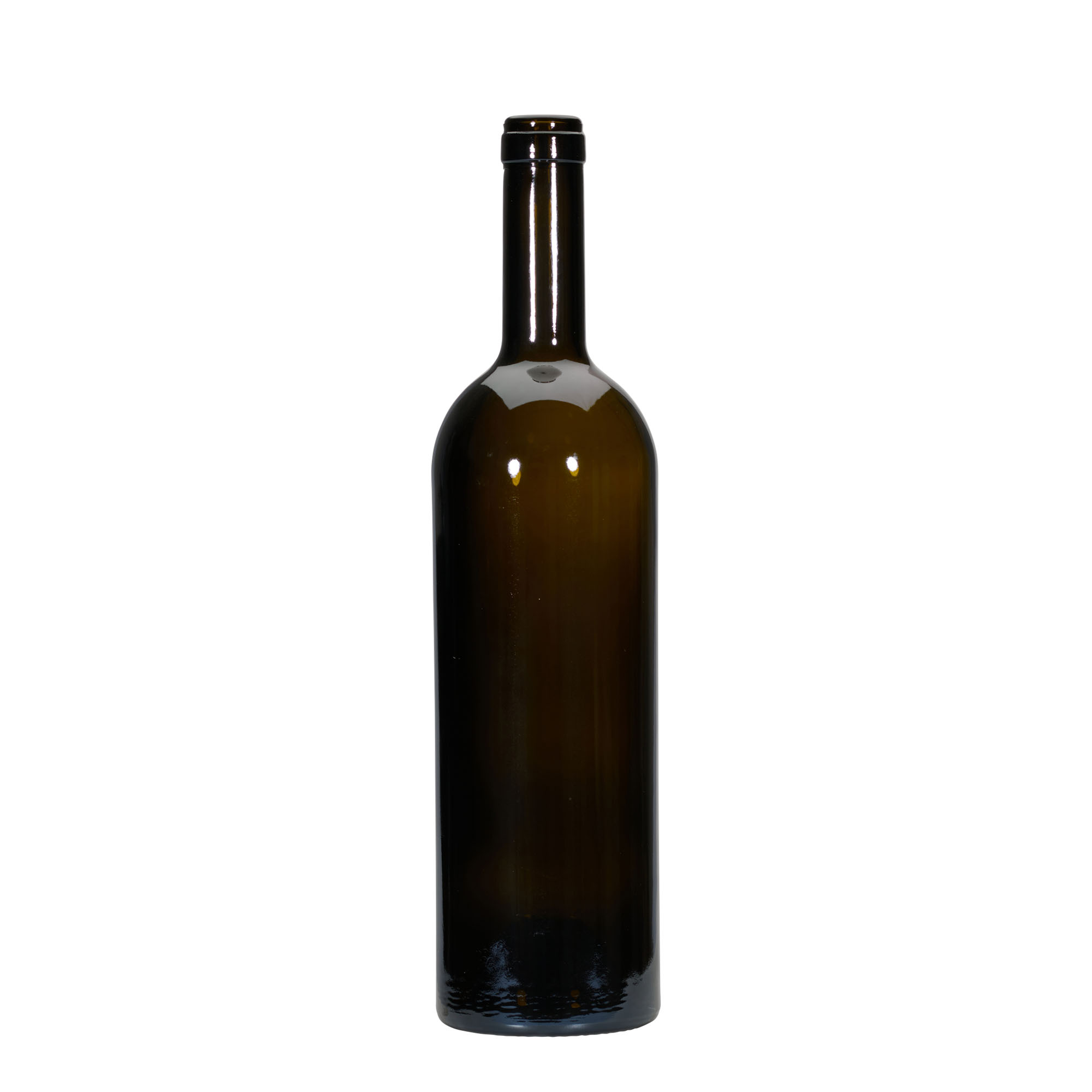 750 ml Weinflasche 'Golia', antikgrün, Mündung: Kork