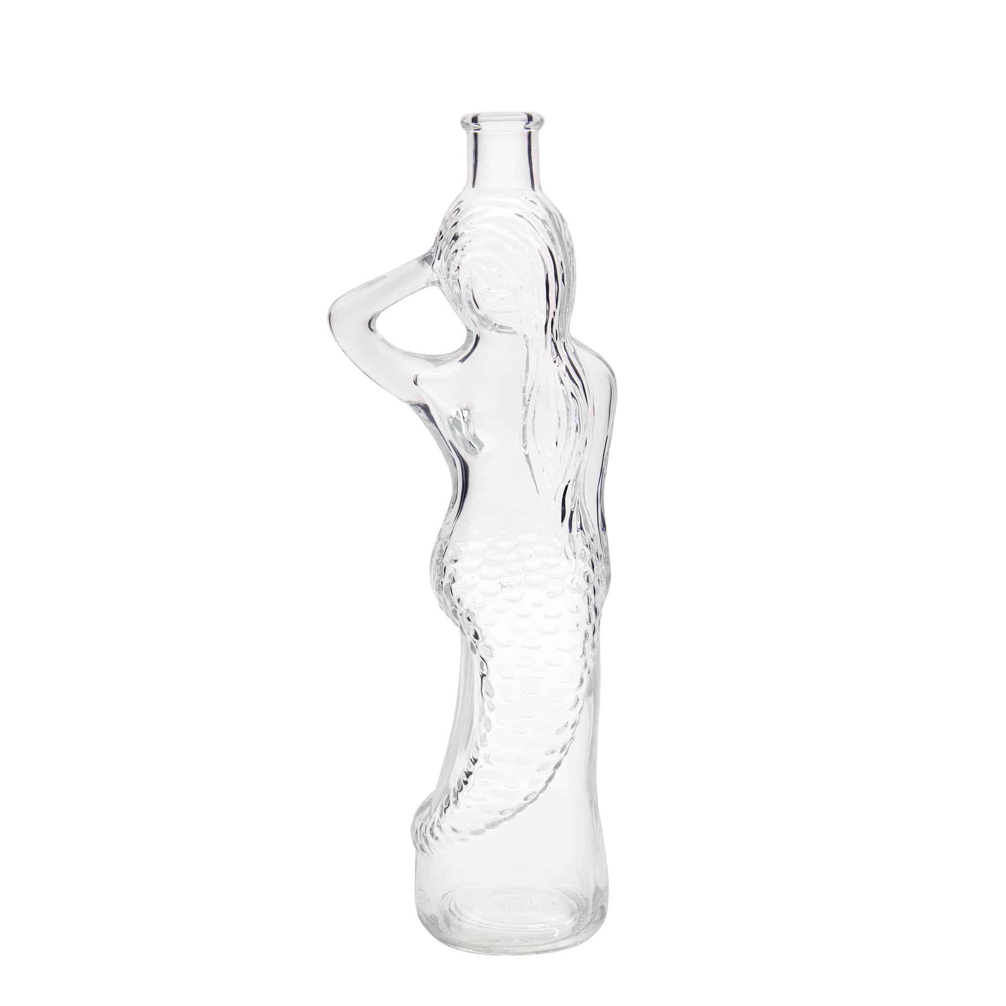 500 ml Glasflasche 'Meerjungfrau', Mündung: Kork 500 ml Glasflasche 'Meerjungfrau', Mündung: Kork