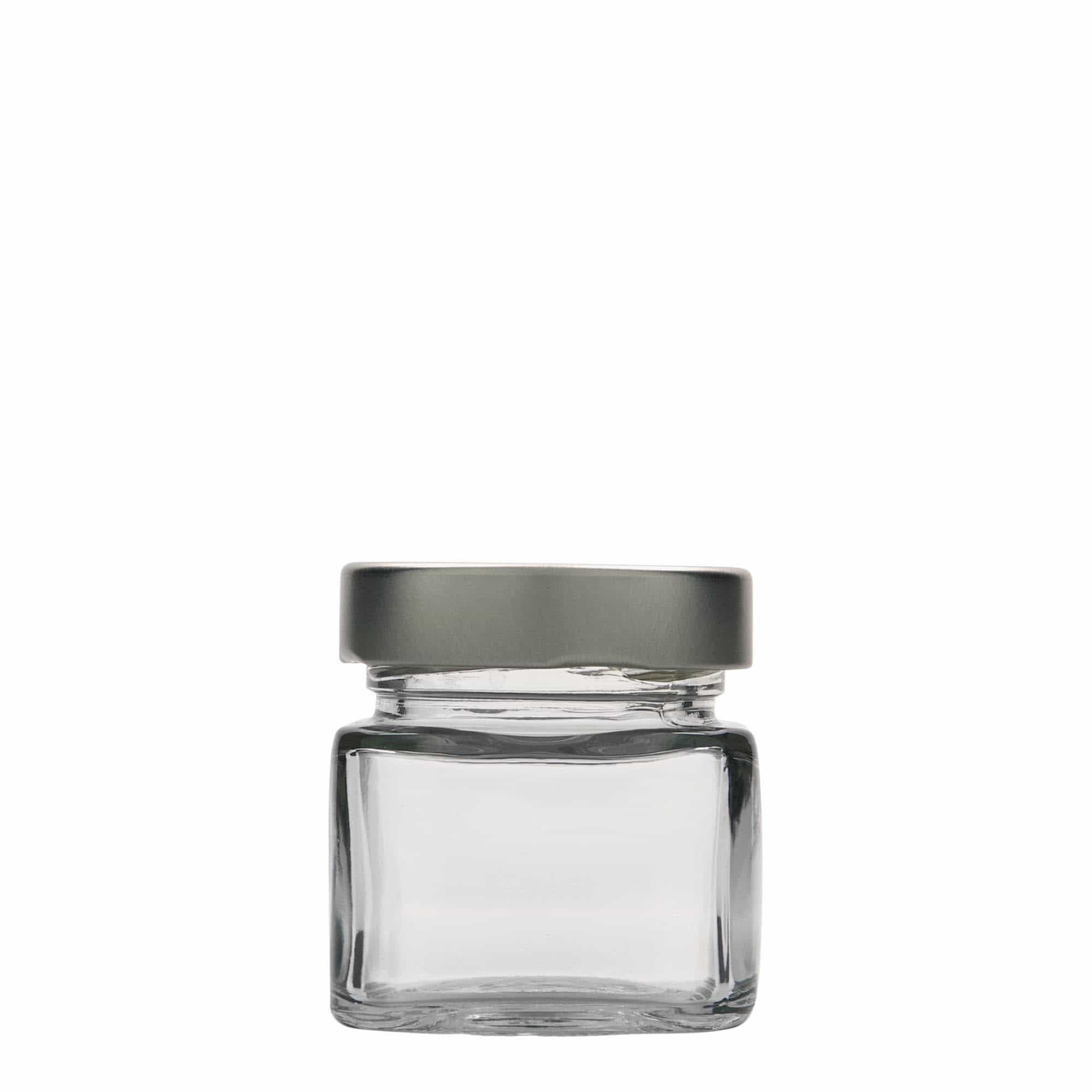 106 ml Vierkantglas «Ikarus», Mündung: Deep-Twist-off (DTO 58)