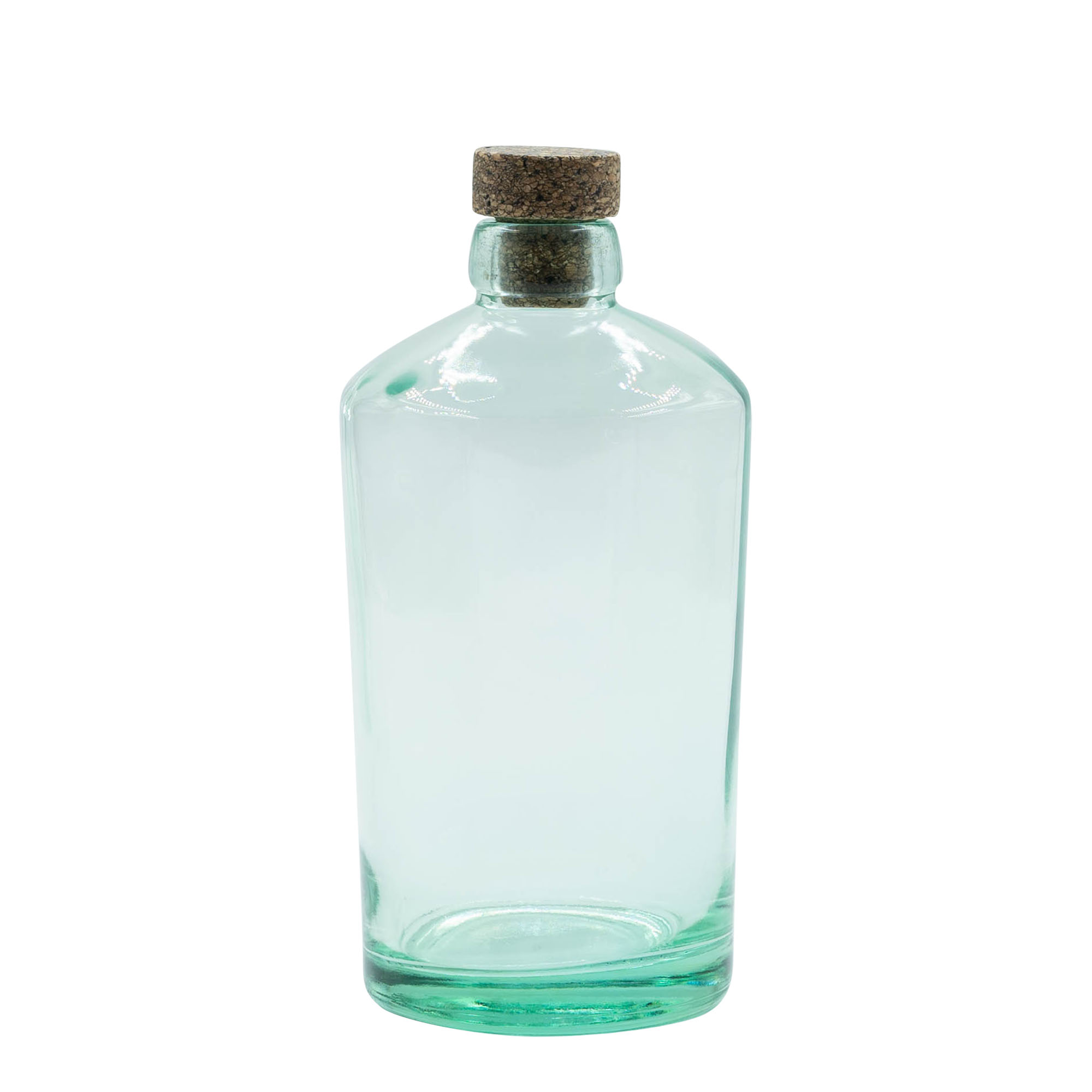 700 ml Glasflasche 'Barrel', Mündung: Kork 700 ml Glasflasche 'Barrel', Mündung: Kork