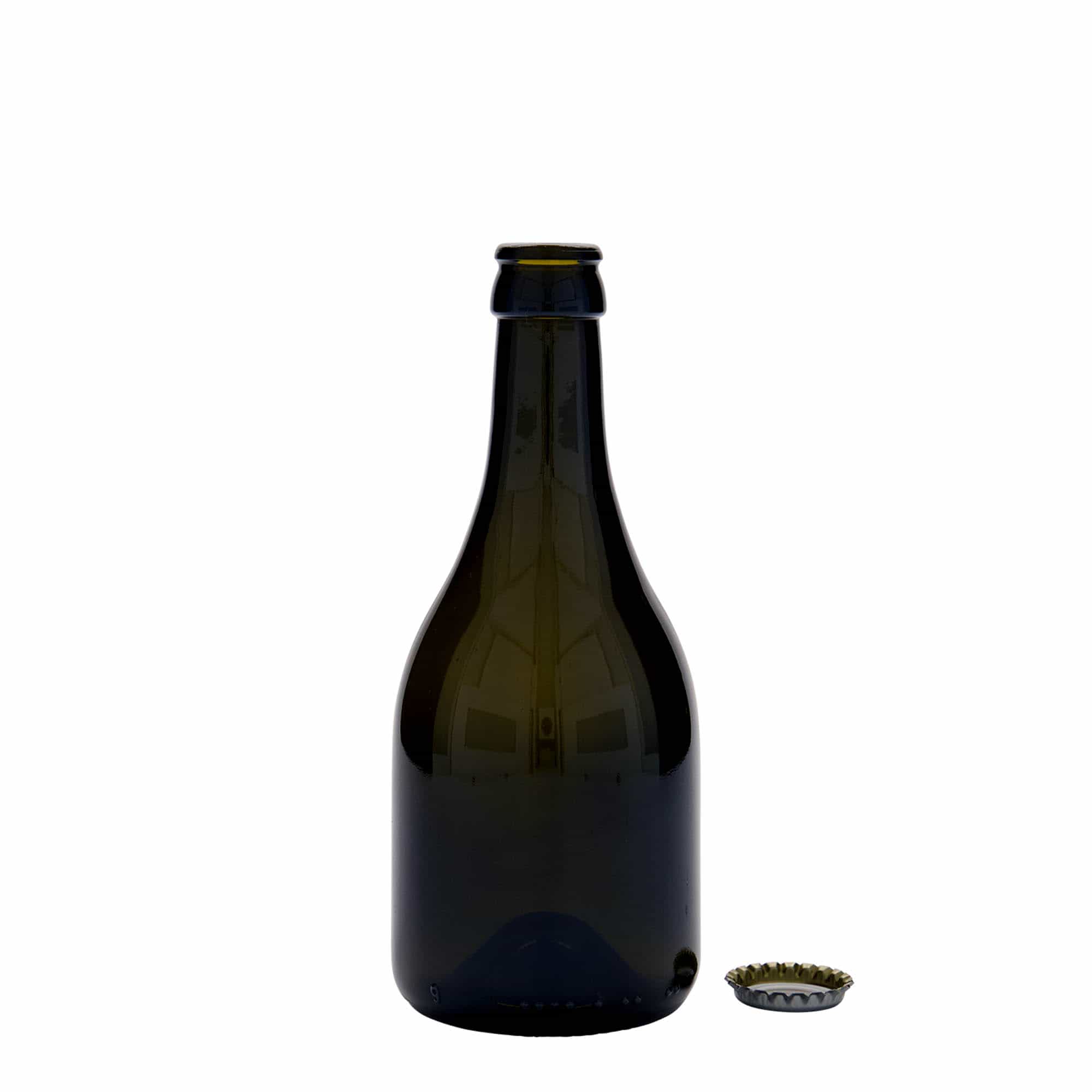 330 ml Bierflasche «Horta», Glas, antikgrün, Mündung: Kronkorken
