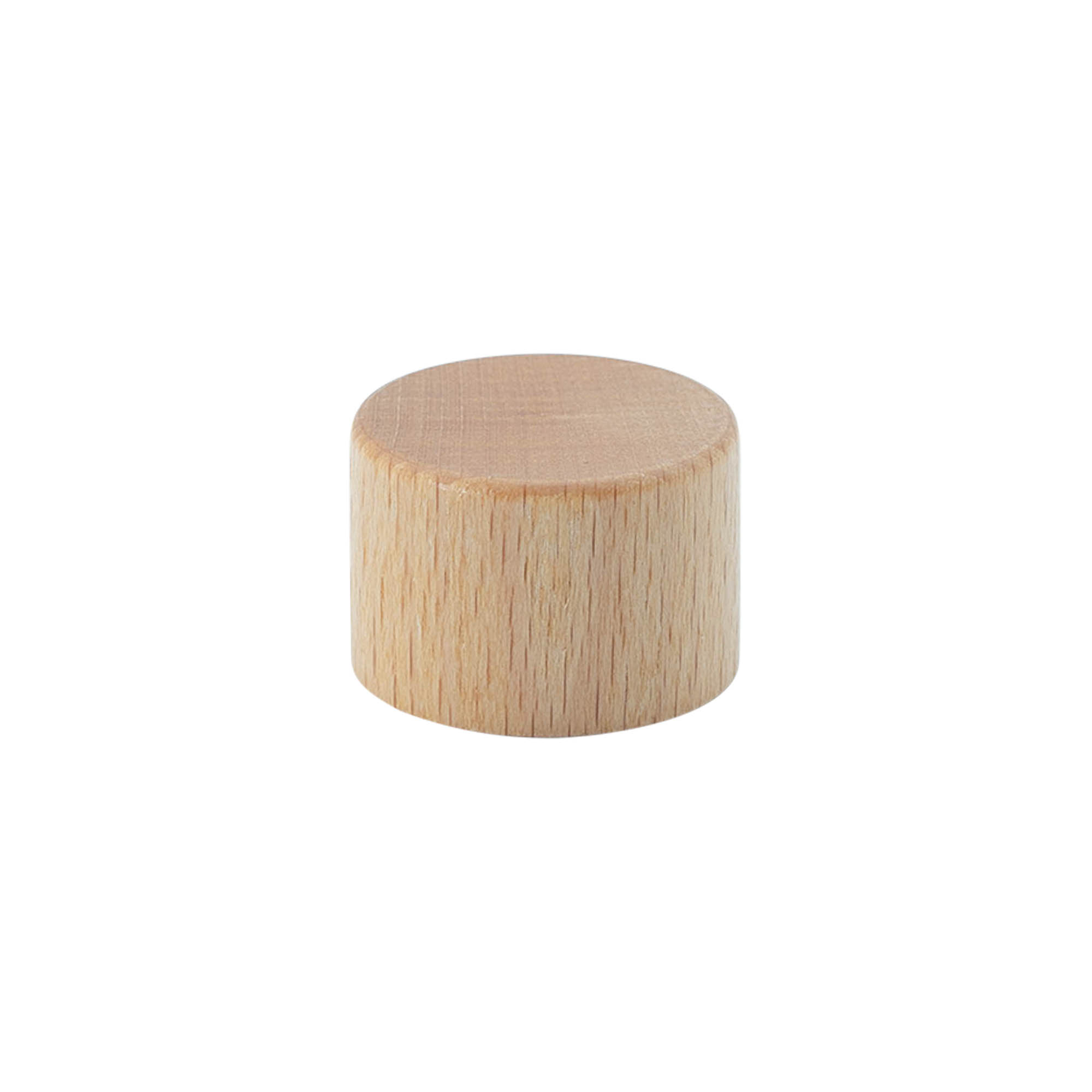 Schraubverschluss, Metall-Holz, holzfarben, für Mündung: PP 28 Schraubverschluss, Metall-Holz, holzfarben, für Mündung: PP 28