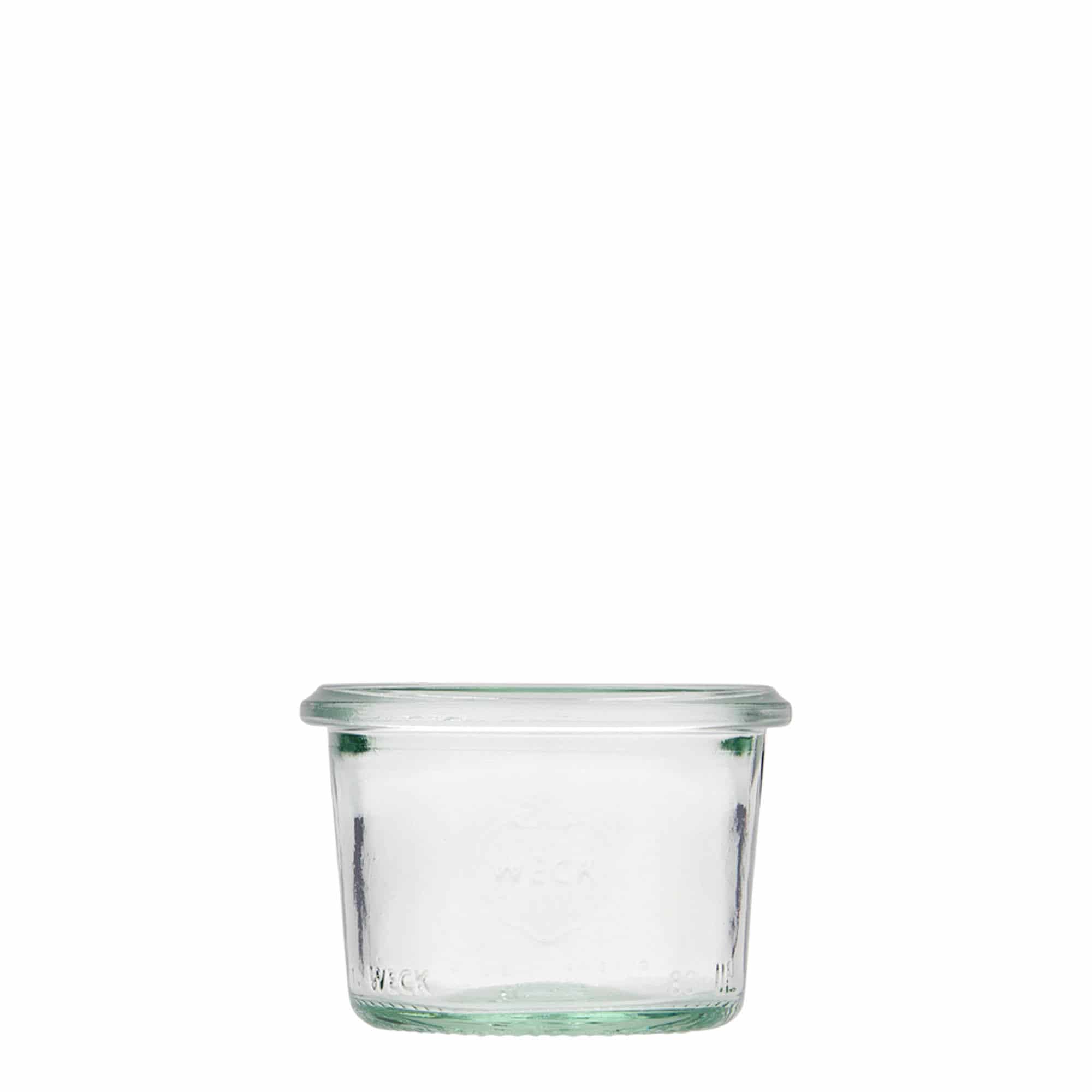 80 ml WECK-Sturzglas, Mündung: Rundrand 80 ml WECK-Sturzglas, Mündung: Rundrand
