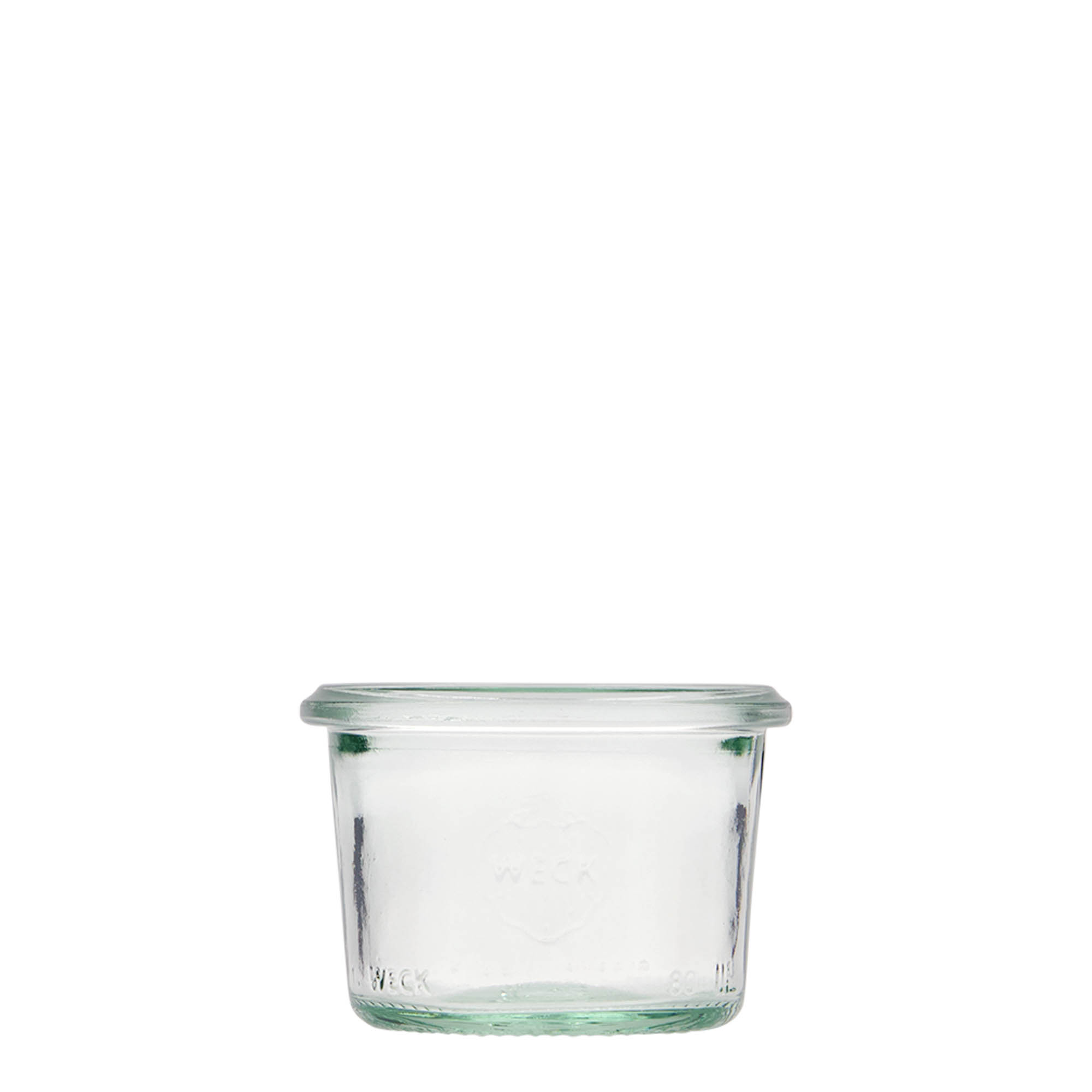 80 ml WECK-Sturzglas, Mündung: Rundrand 80 ml WECK-Sturzglas, Mündung: Rundrand