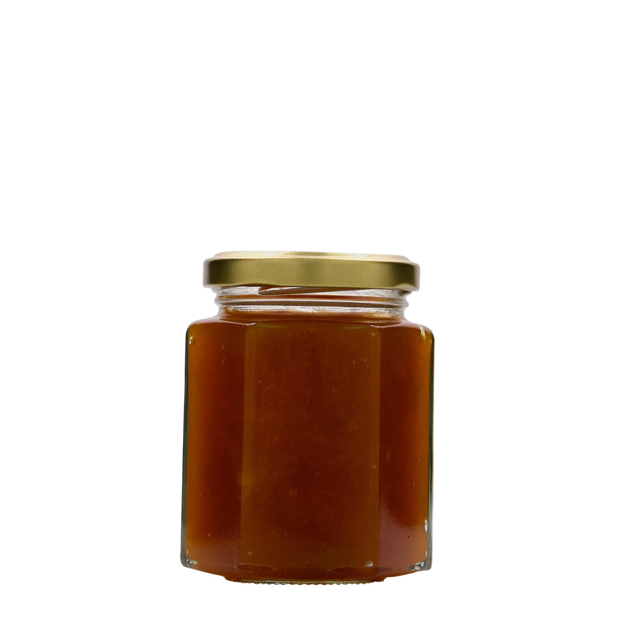 191 ml Sechskantglas, Mündung: Twist-Off (TO 58)