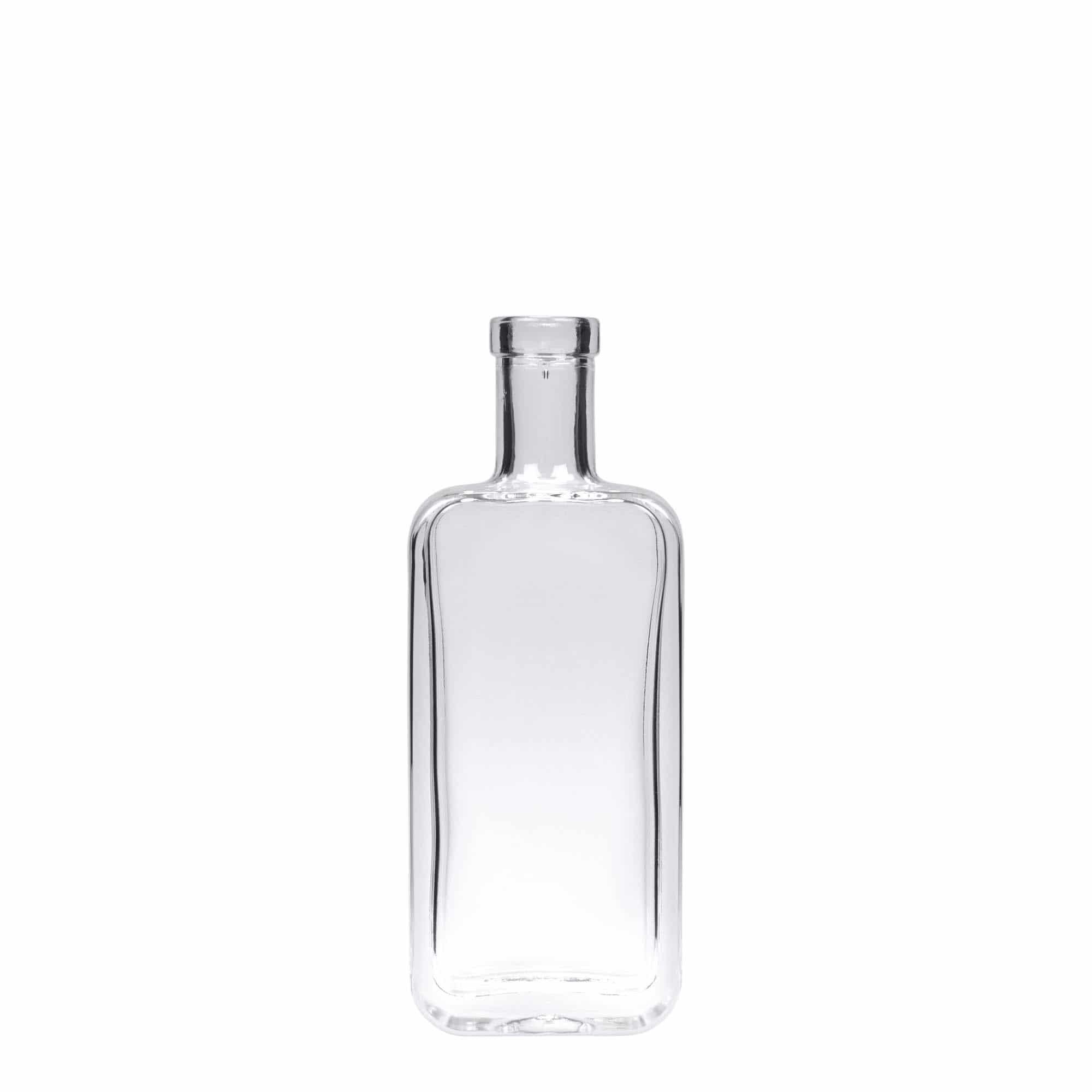 100 ml Glasflasche 'Nice', rechteckig, Mündung: Kork 100 ml Glasflasche 'Nice', rechteckig, Mündung: Kork