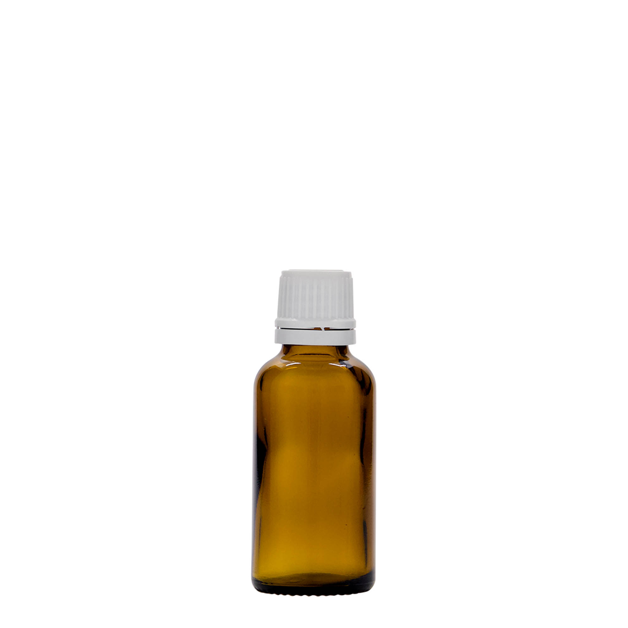 30 ml Medizinflasche, Glas, braun, Mündung: DIN 18 30 ml Medizinflasche, Glas, braun, Mündung: DIN 18