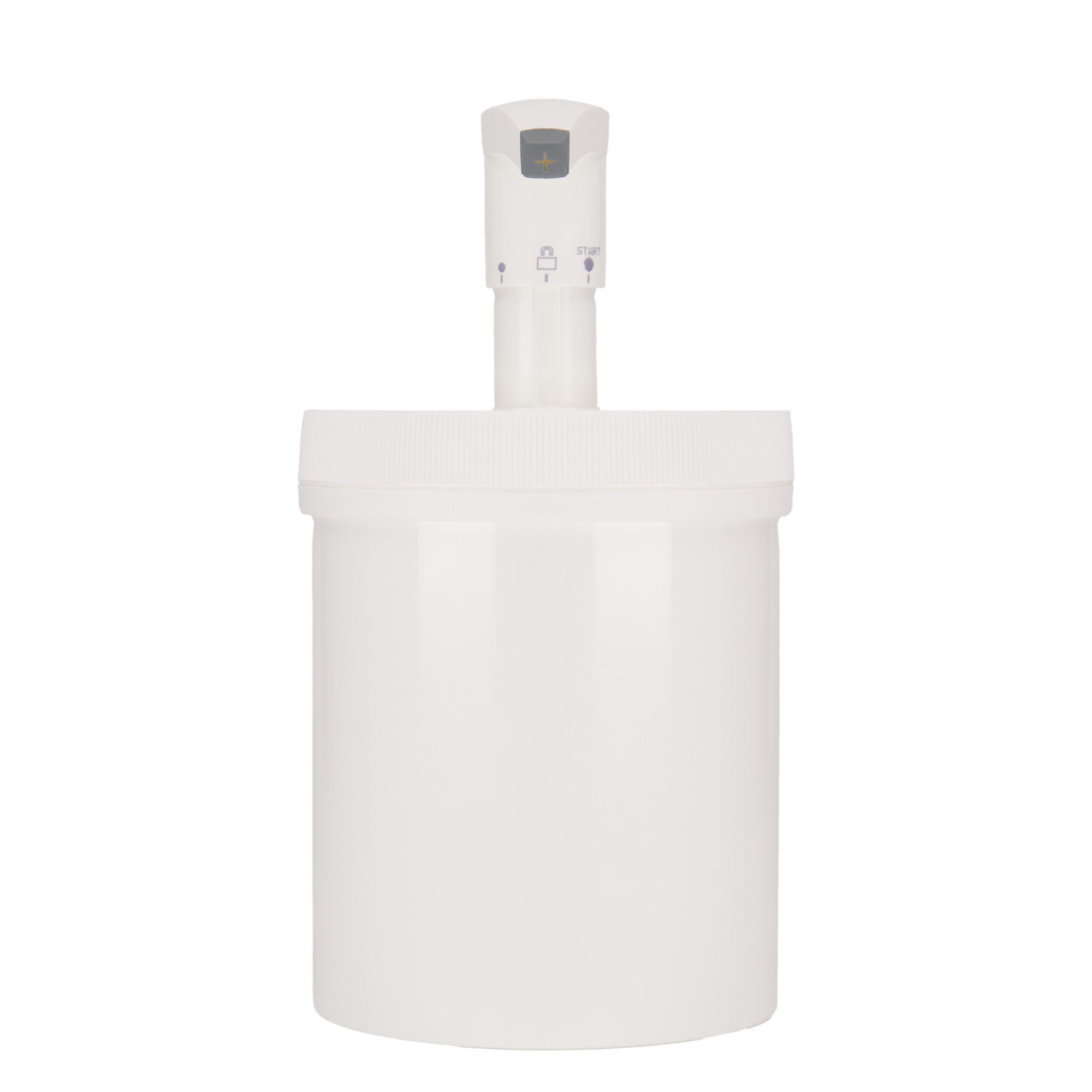 1.240 ml Dispenserflasche 'Securibox', PP-Kunststoff, weiß, Mündung: Schraubverschluss 1.240 ml Dispenserflasche 'Securibox', PP-Kunststoff, weiß, Mündung: Schraubverschluss