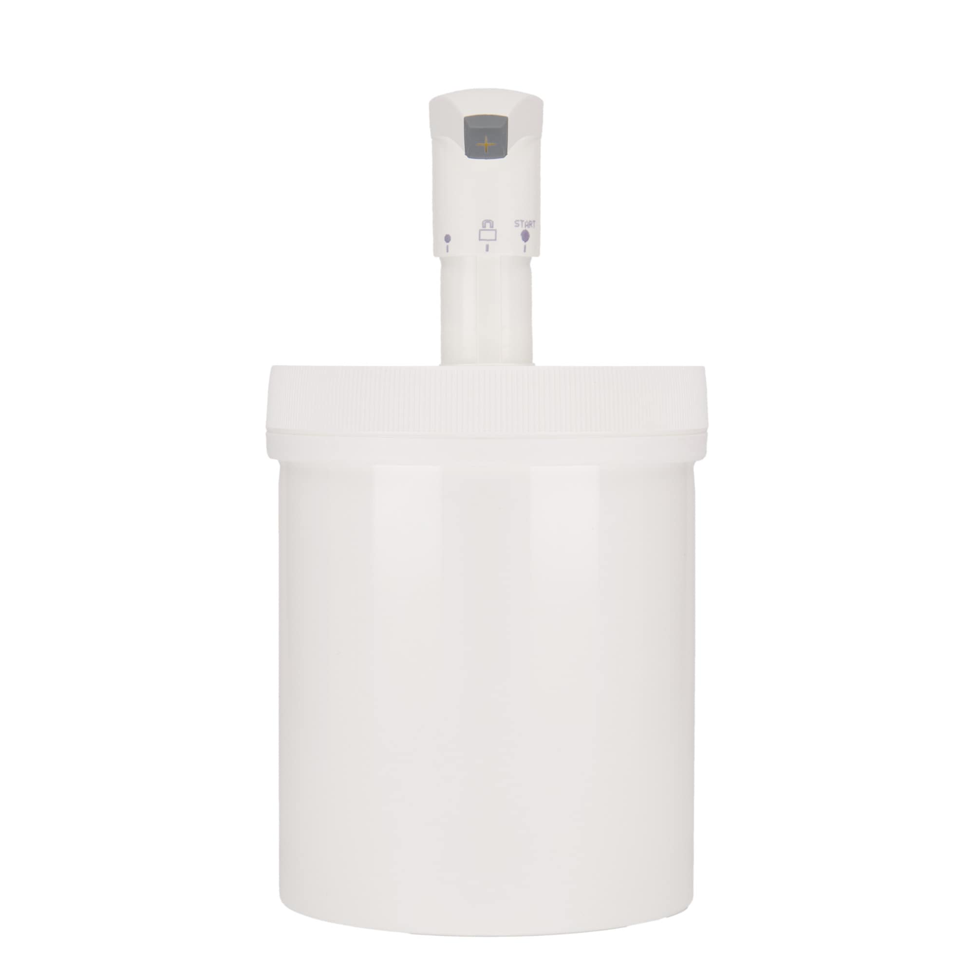 1.240 ml Dispenserflasche «Securibox», PP-Kunststoff, weiss, Mündung: Schraubverschluss