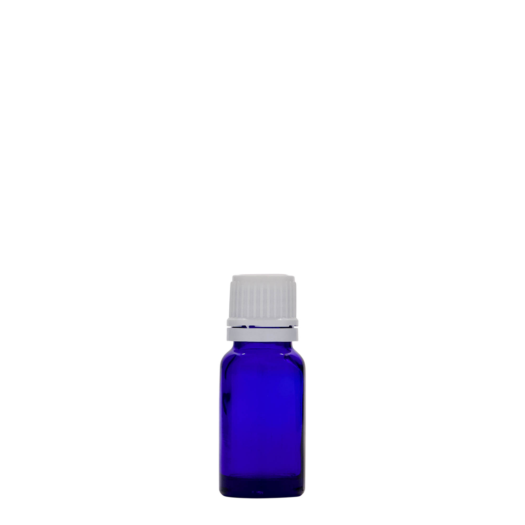 10 ml Medizinflasche, Glas, royalblau, Mündung: DIN 18 10 ml Medizinflasche, Glas, royalblau, Mündung: DIN 18