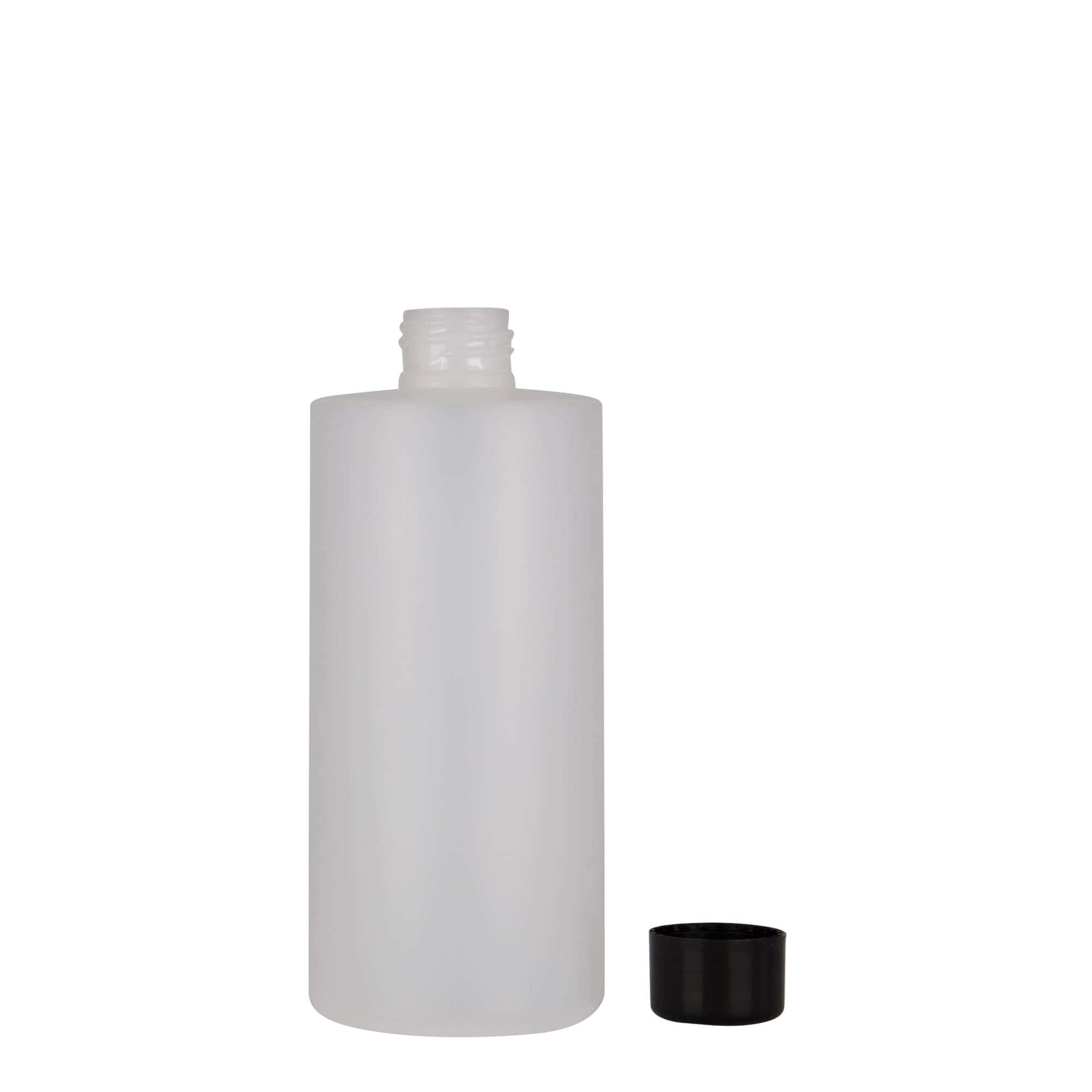300 ml Kunststoffflasche «Pipe», HDPE, weiss, Mündung:  24/410