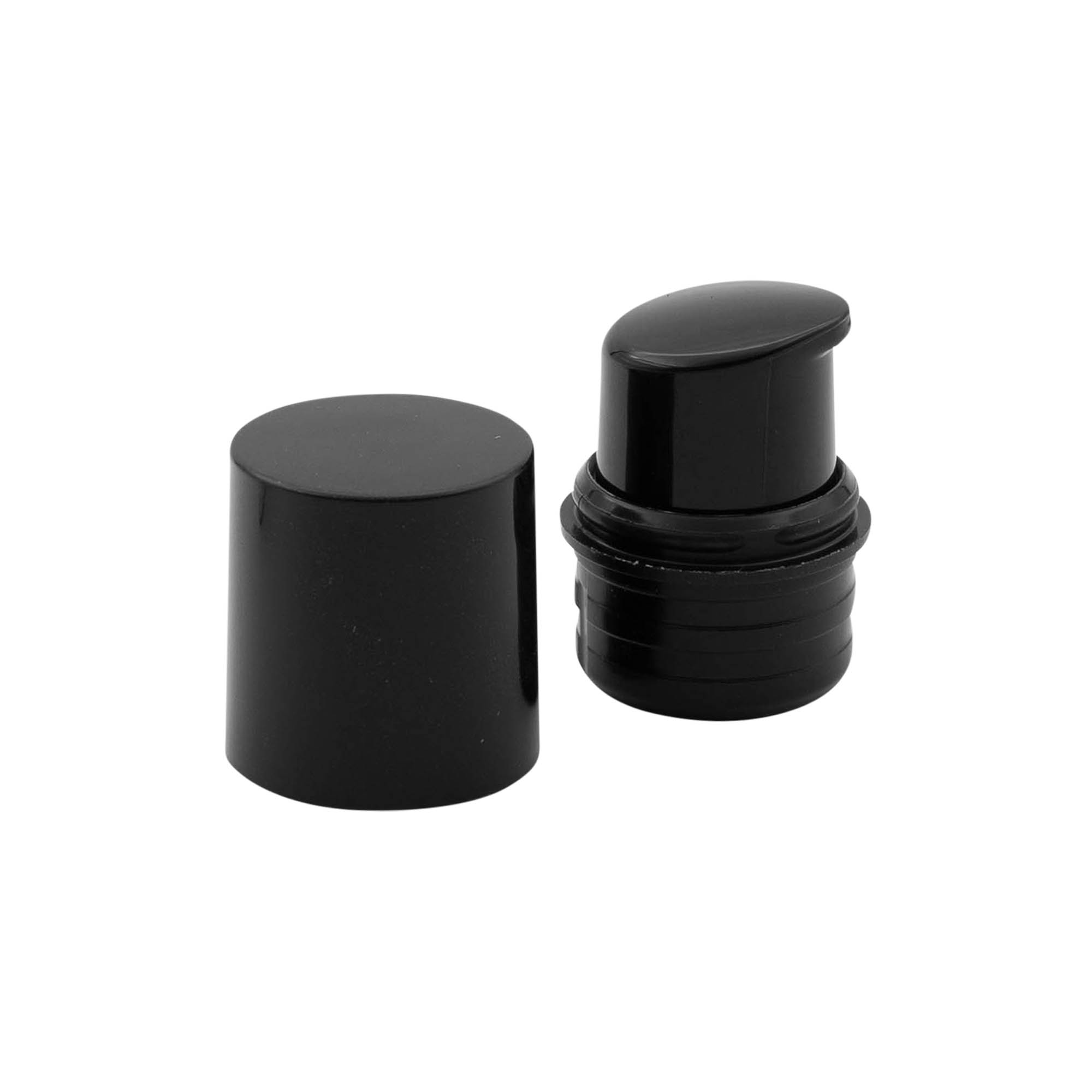 Airless Dispenser Pumpkopf «Nano», PP-Kunststoff, schwarz