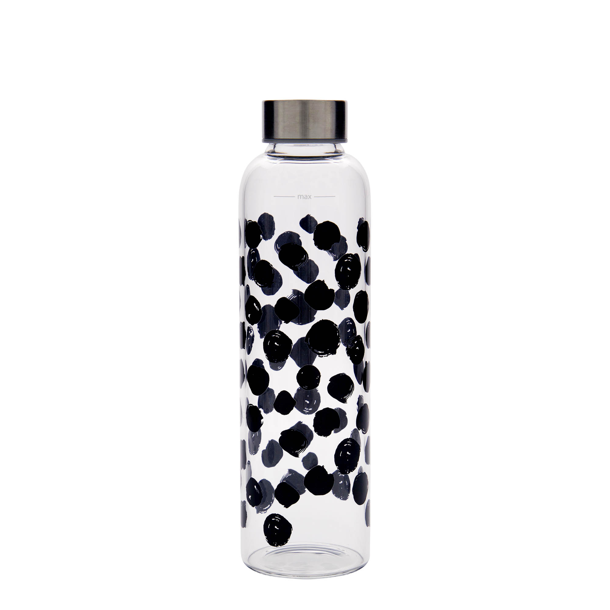 500 ml Trinkflasche 'Perseus - Schwarze Punkte', Mündung: Schraubverschluss 500 ml Trinkflasche 'Perseus - Schwarze Punkte', Mündung: Schraubverschluss