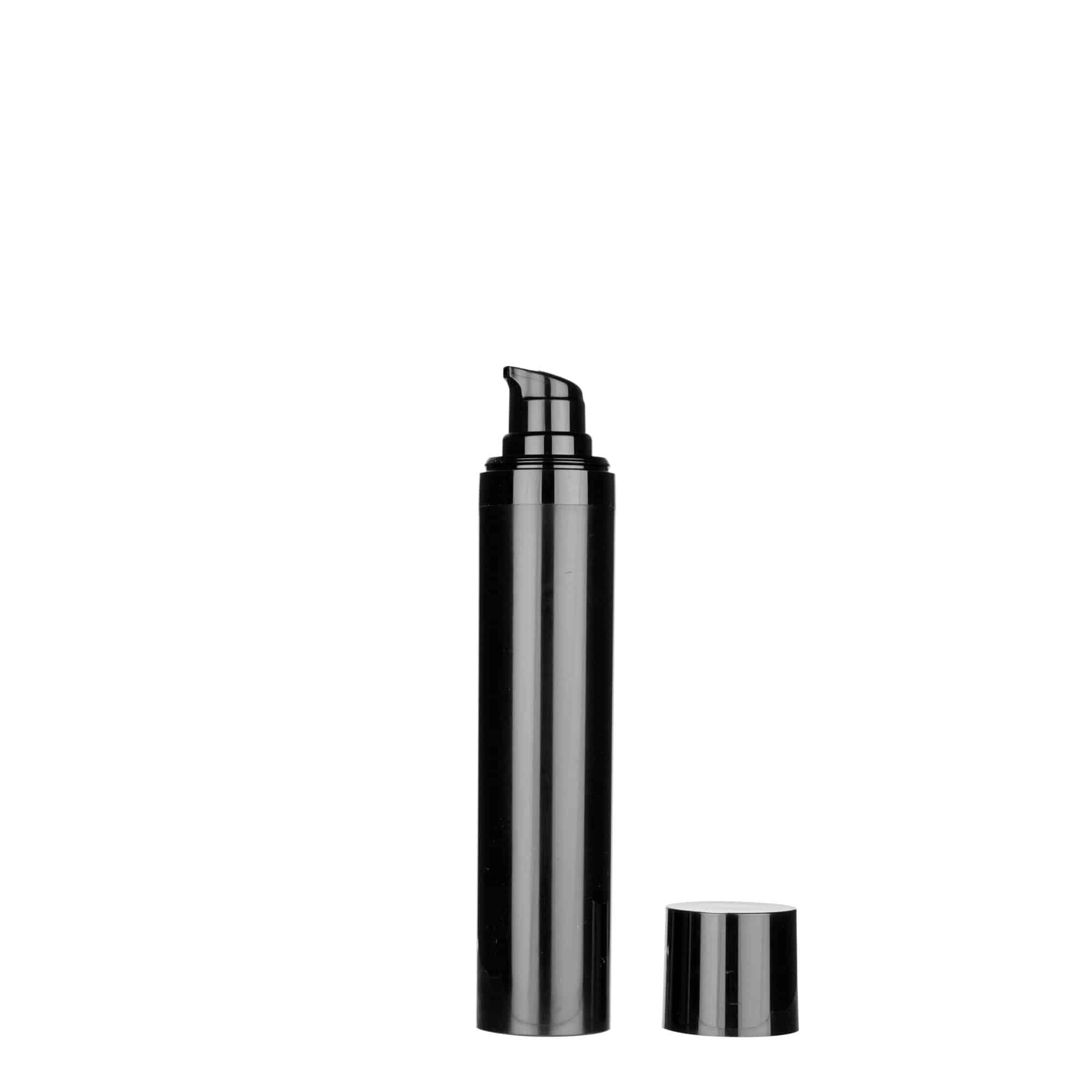 50 ml Airless Dispenser «Micro», PP-Kunststoff, schwarz