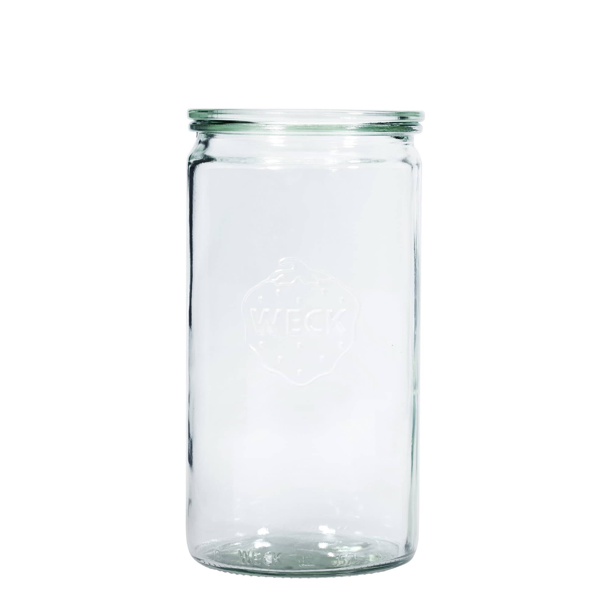 1.575 ml WECK-Zylinderglas, Mündung: Rundrand