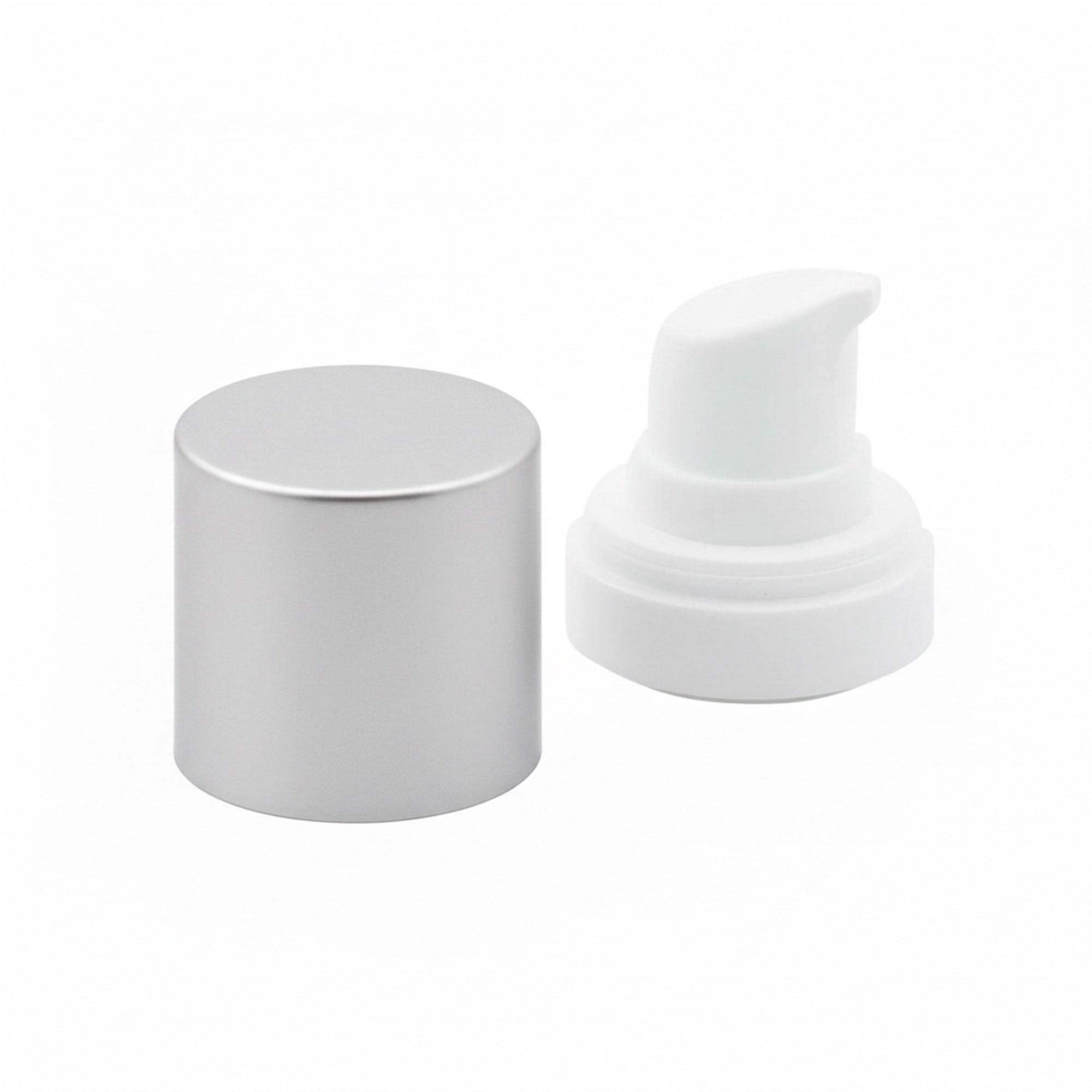 Airless Dispenser Pumpkopf «Micro», PP-Kunststoff, silber