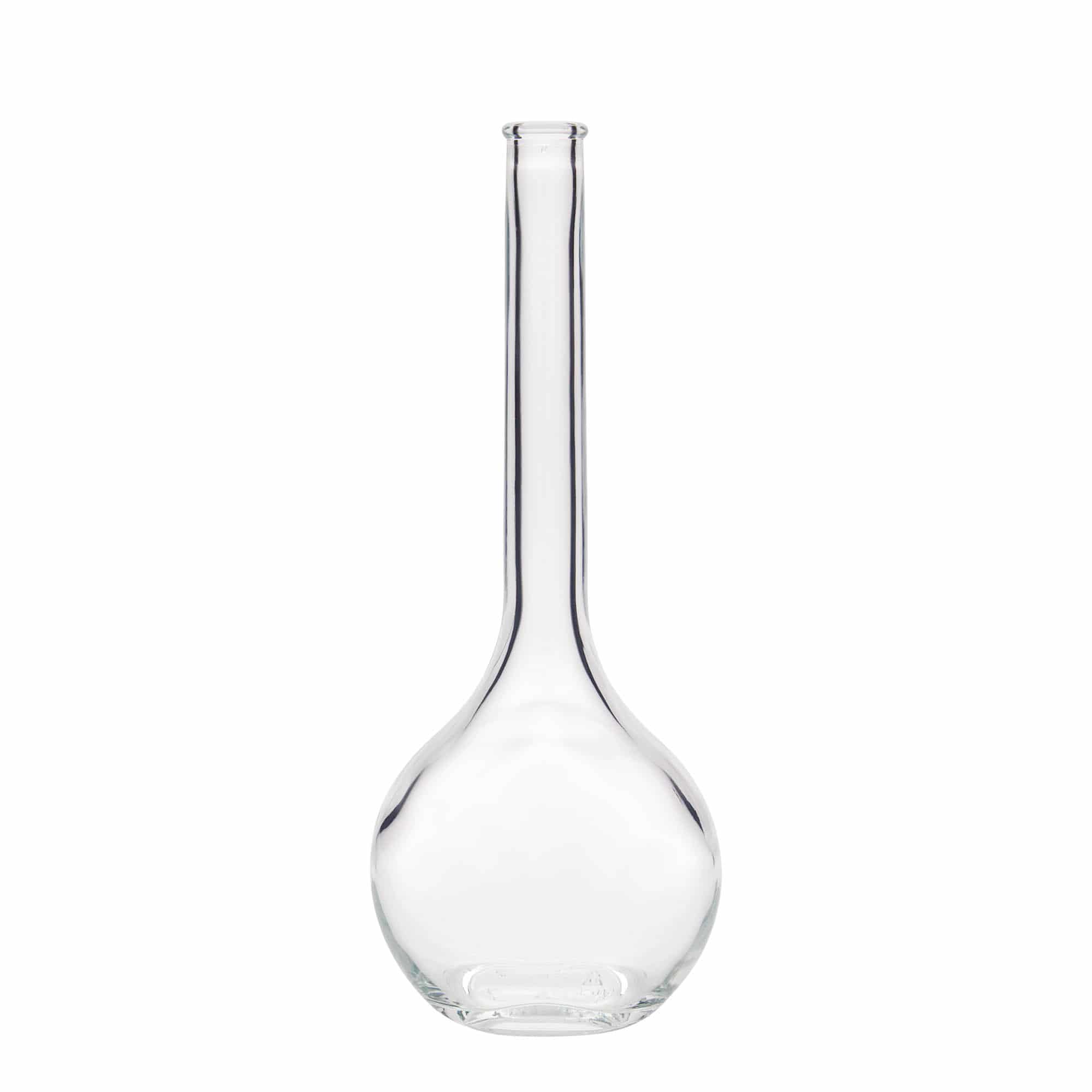 500 ml Glasflasche 'Contessa', oval, Mündung: Kork 500 ml Glasflasche 'Contessa', oval, Mündung: Kork