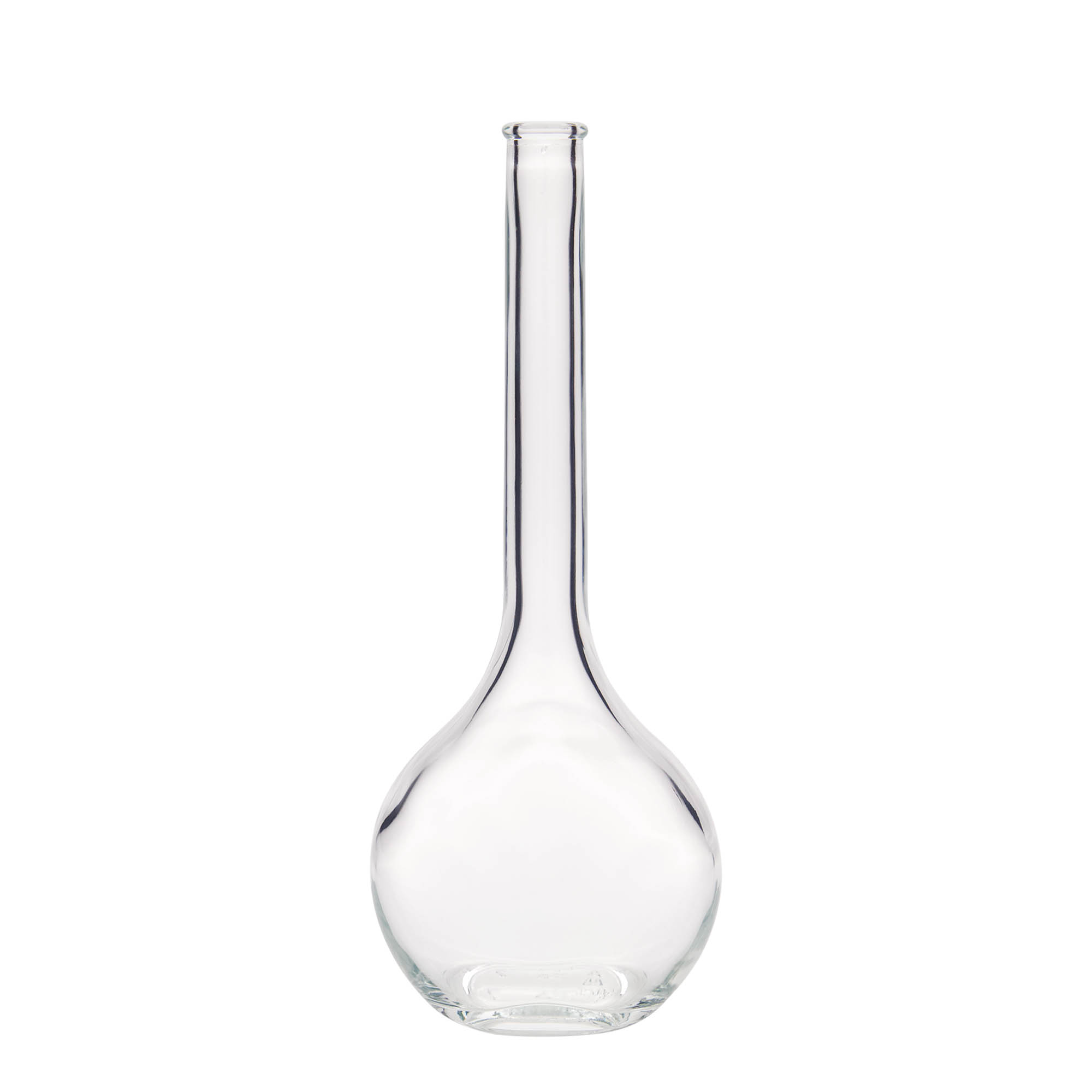 500 ml Glasflasche 'Contessa', oval, Mündung: Kork