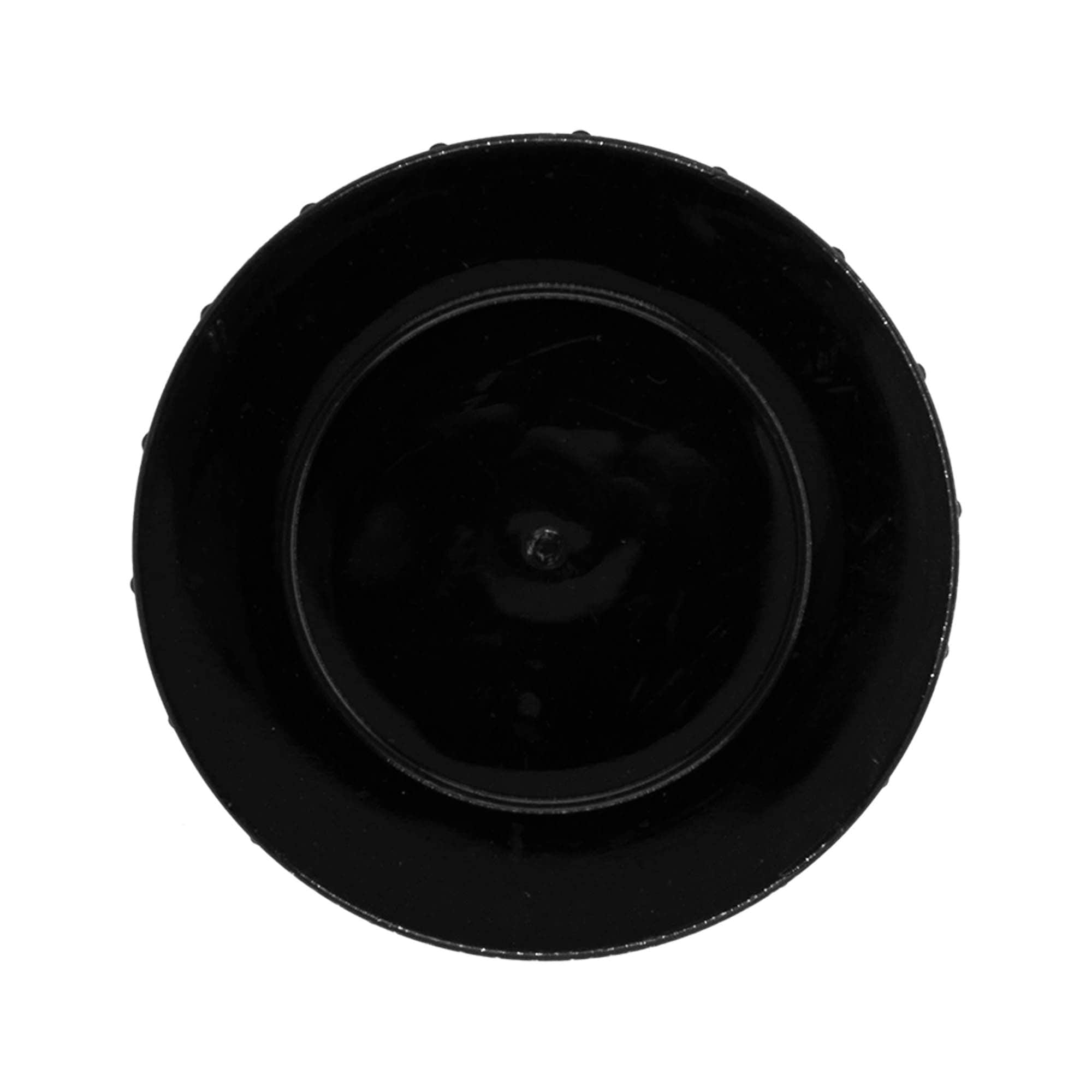 Schraubverschluss, PP-Kunststoff, schwarz, für Mündung: DIN 68