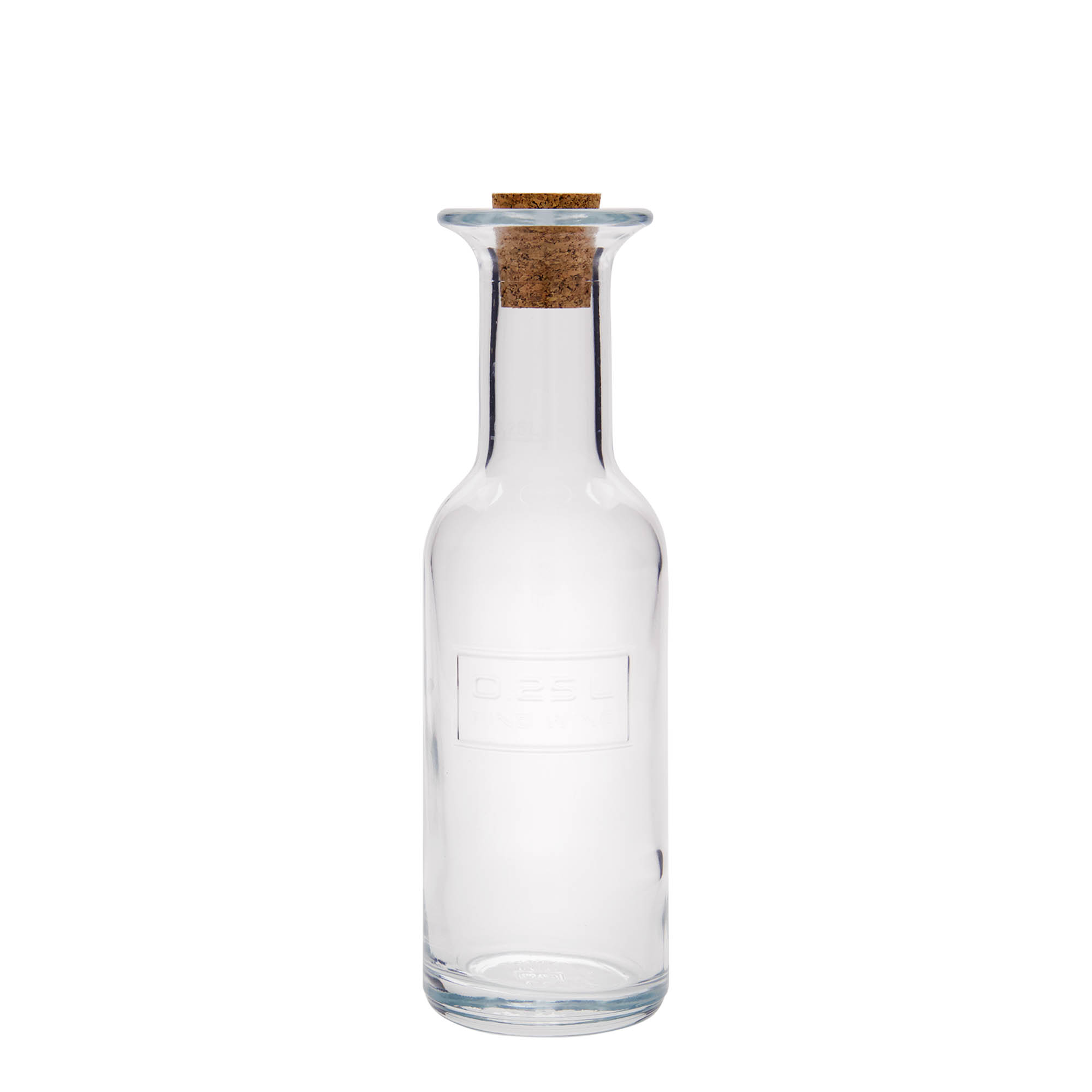 250 ml Glasflasche 'Optima Fine Wine', Mündung: Kork 250 ml Glasflasche 'Optima Fine Wine', Mündung: Kork