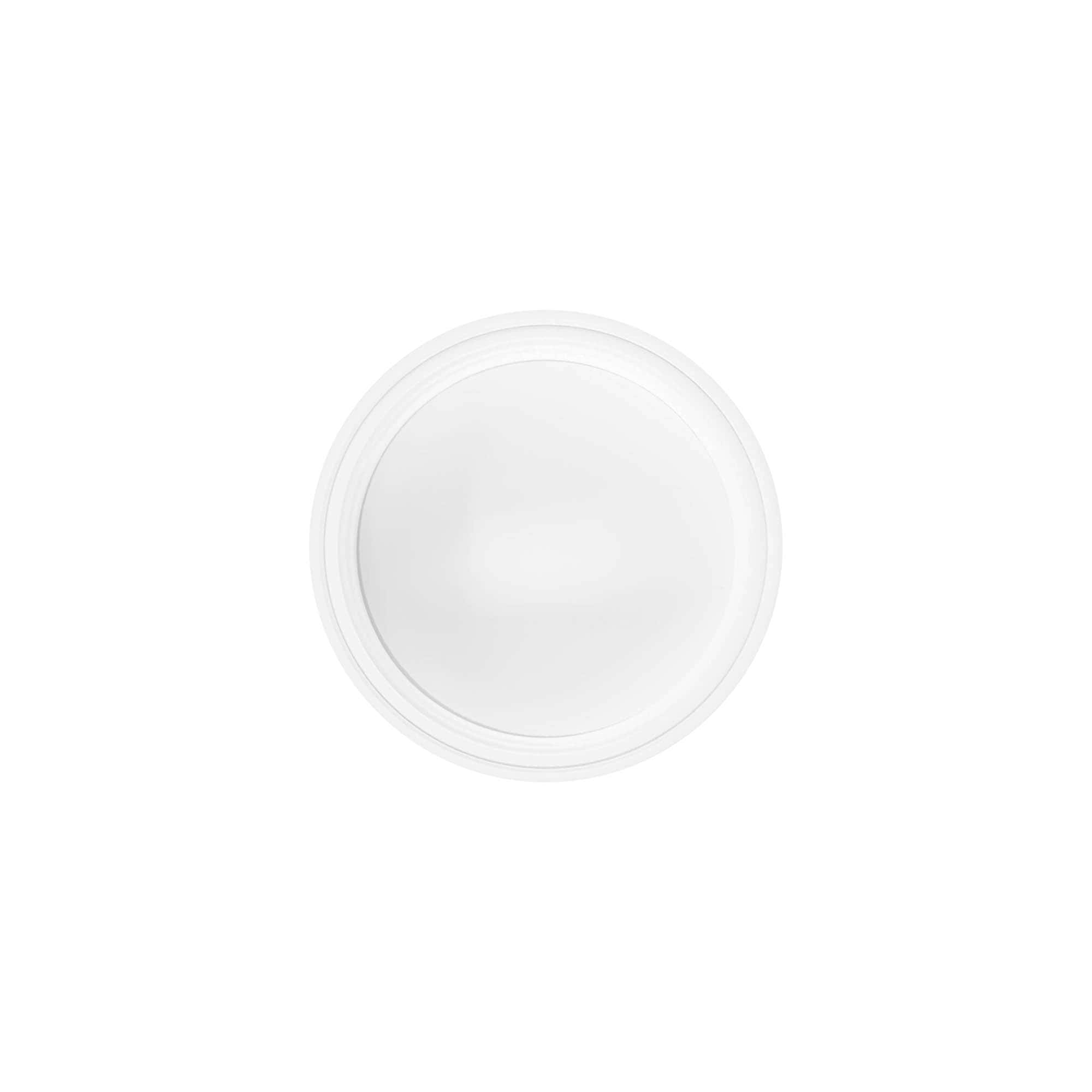Schraubverschluss 50 ml, SAN-Kunststoff, weiss