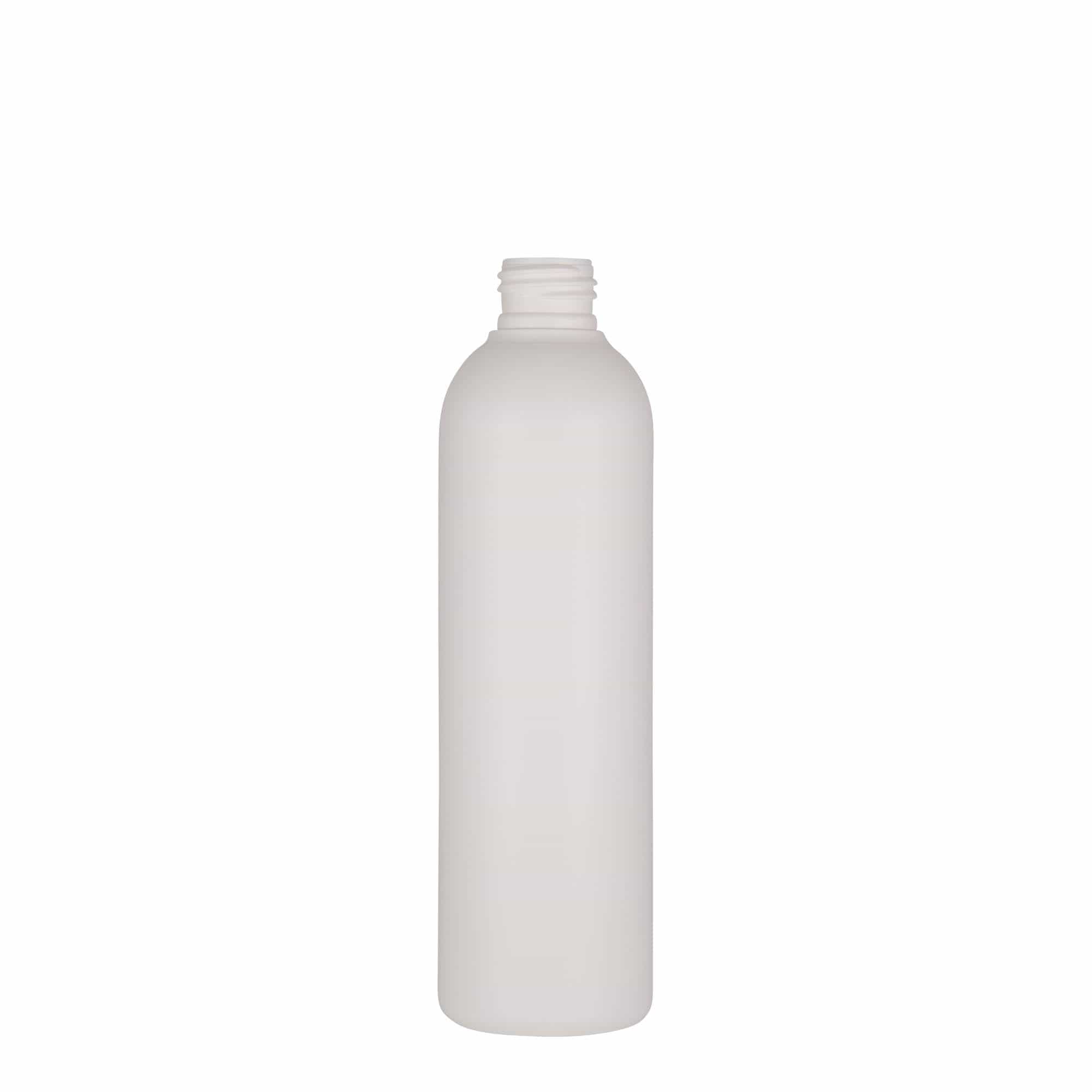 250 ml Kunststoffflasche «Tuffy», HDPE, weiss, Mündung:  24/410