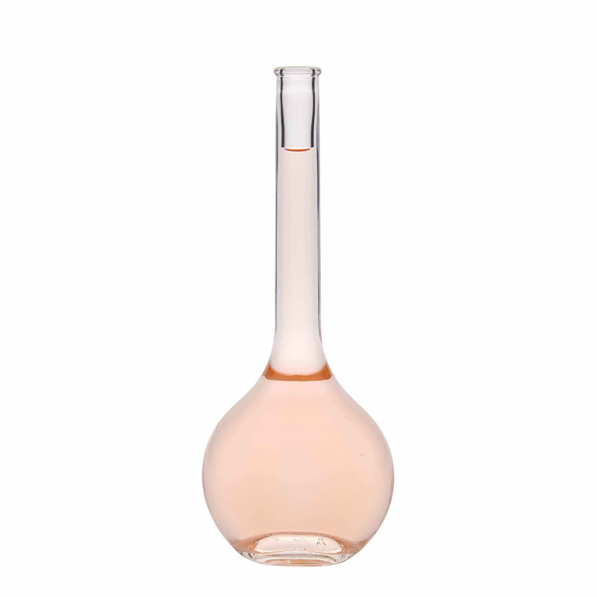 500 ml Glasflasche «Contessa», oval, Mündung: Kork