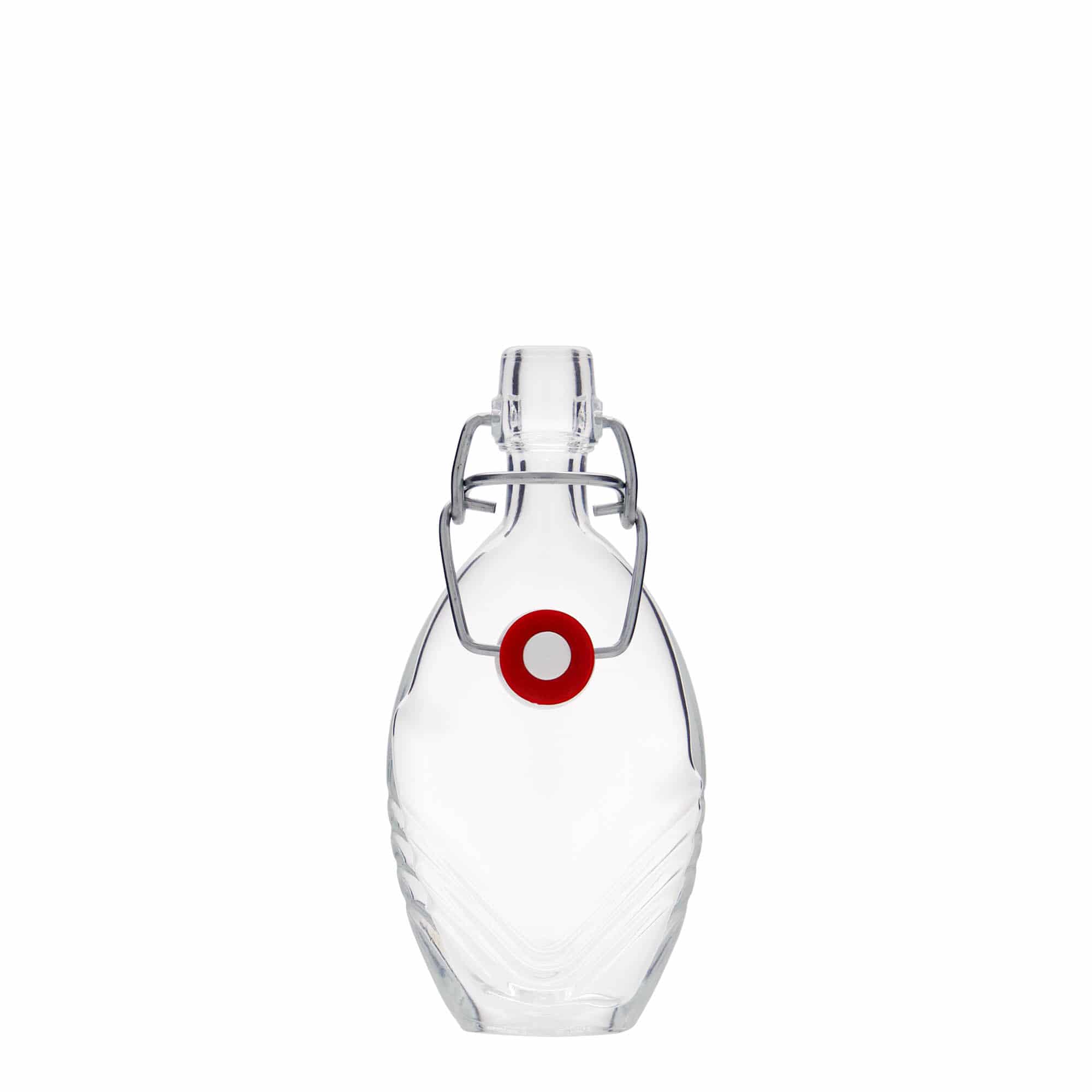 40 ml Glasflasche «Florence», oval, Mündung: Bügelverschluss