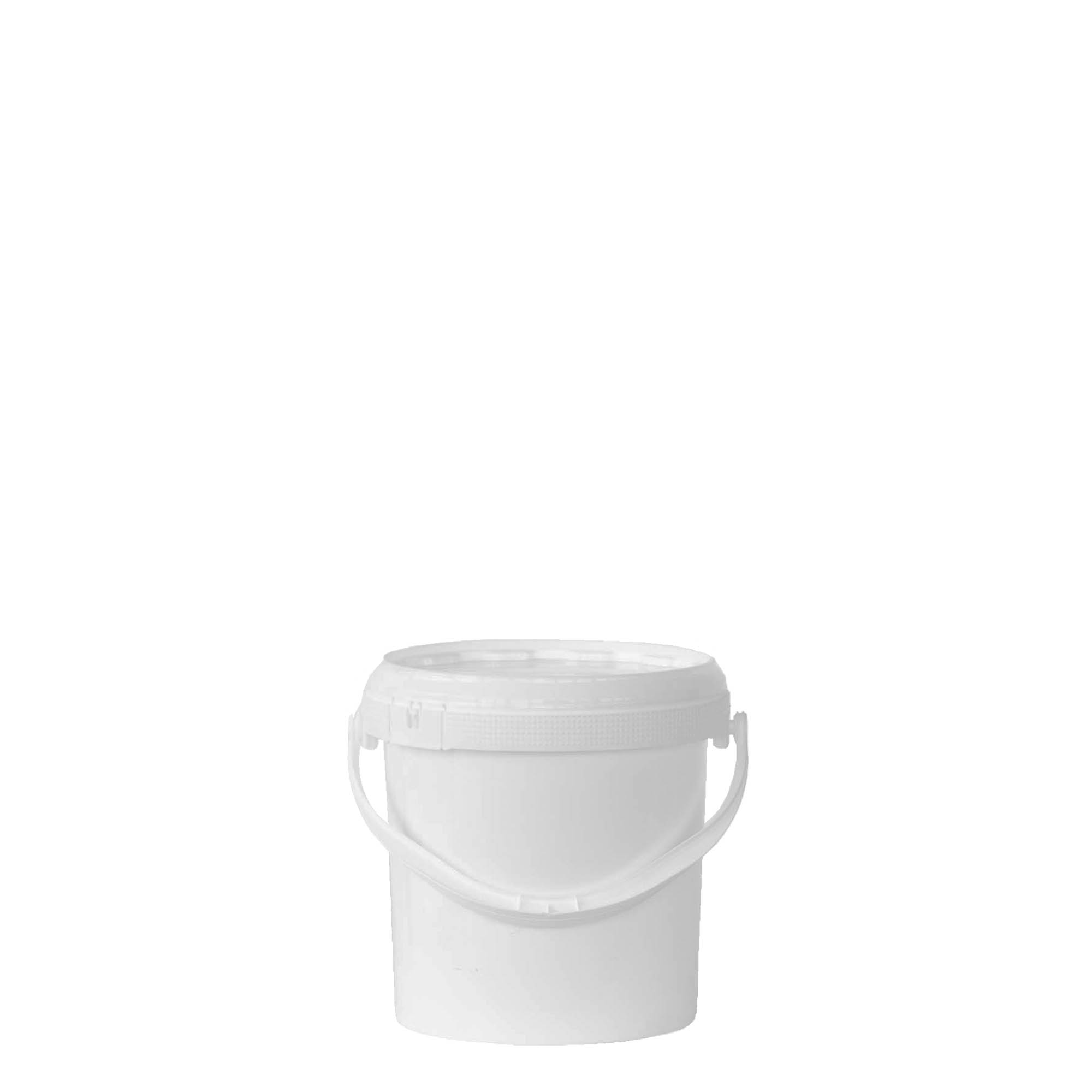 1 l Eimer, PP-Kunststoff, weiss