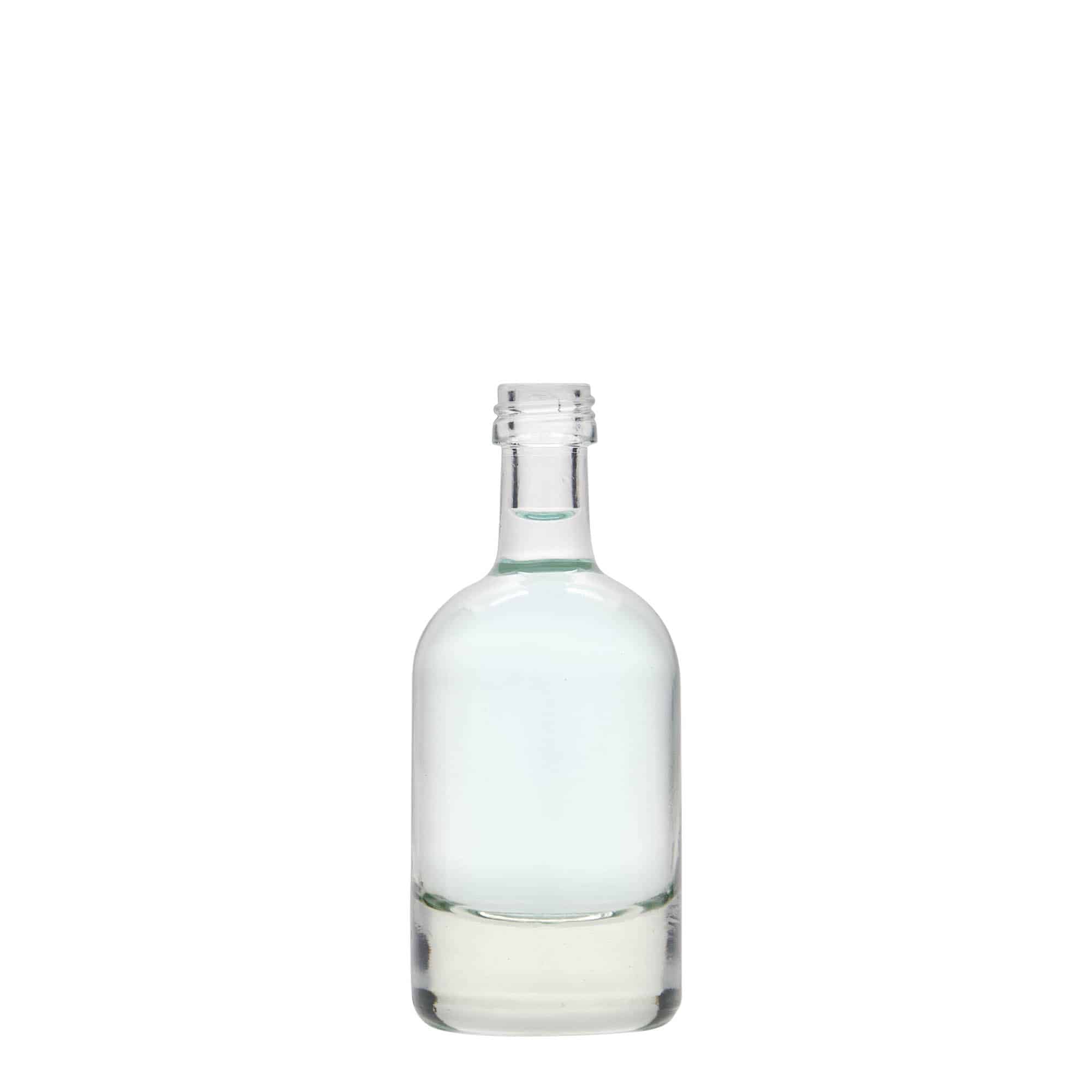 50 ml Glasflasche «Linea Uno», Mündung: PP 18