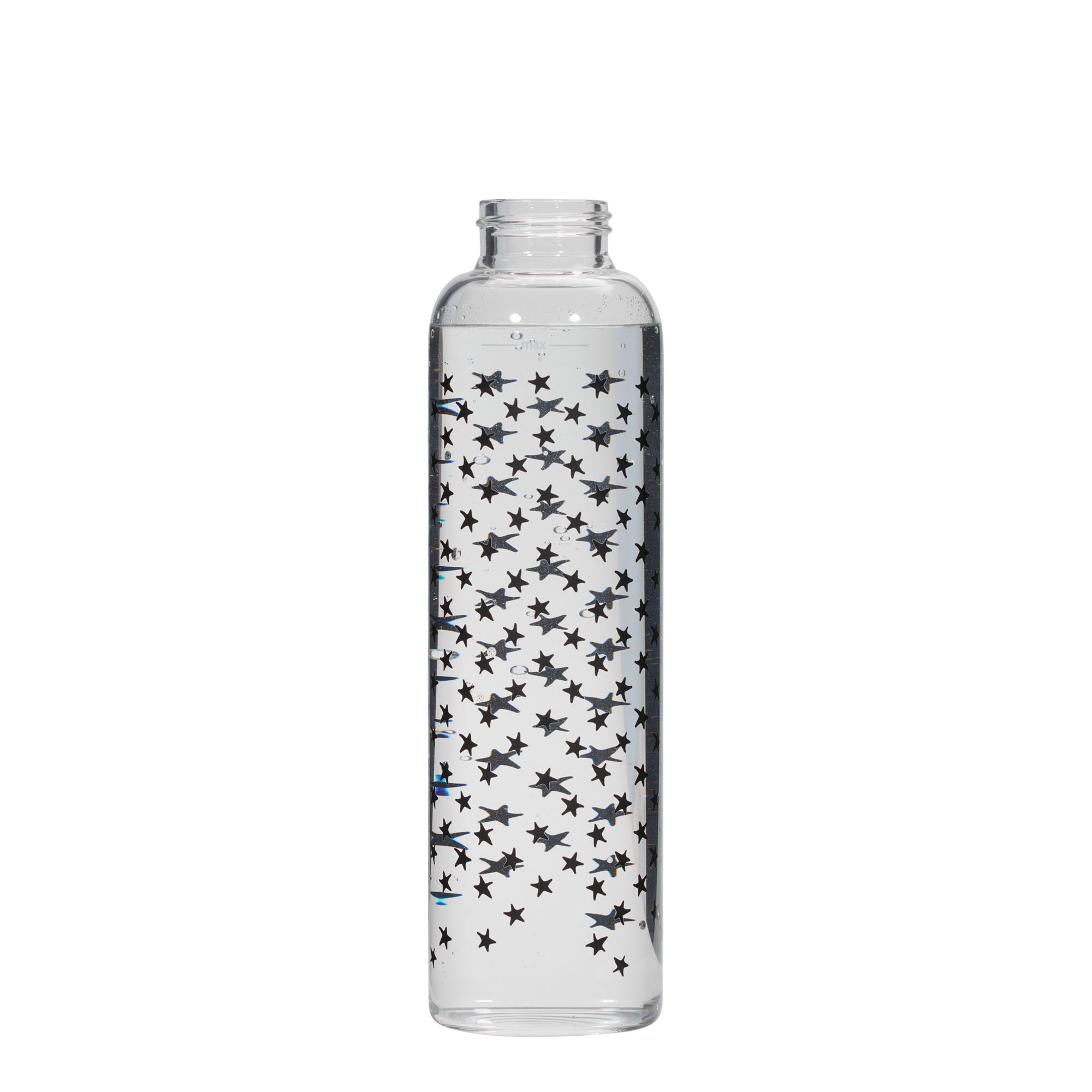 500 ml Trinkflasche 'Perseus - Schwarze Sterne', Mündung: Schraubverschluss 500 ml Trinkflasche 'Perseus - Schwarze Sterne', Mündung: Schraubverschluss