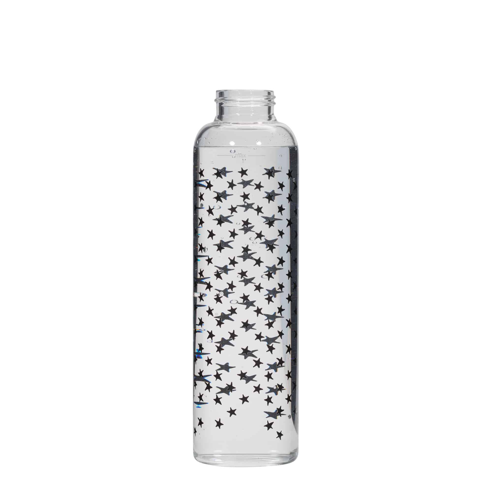 500 ml Trinkflasche «Perseus - Schwarze Sterne», Mündung: Schraubverschluss