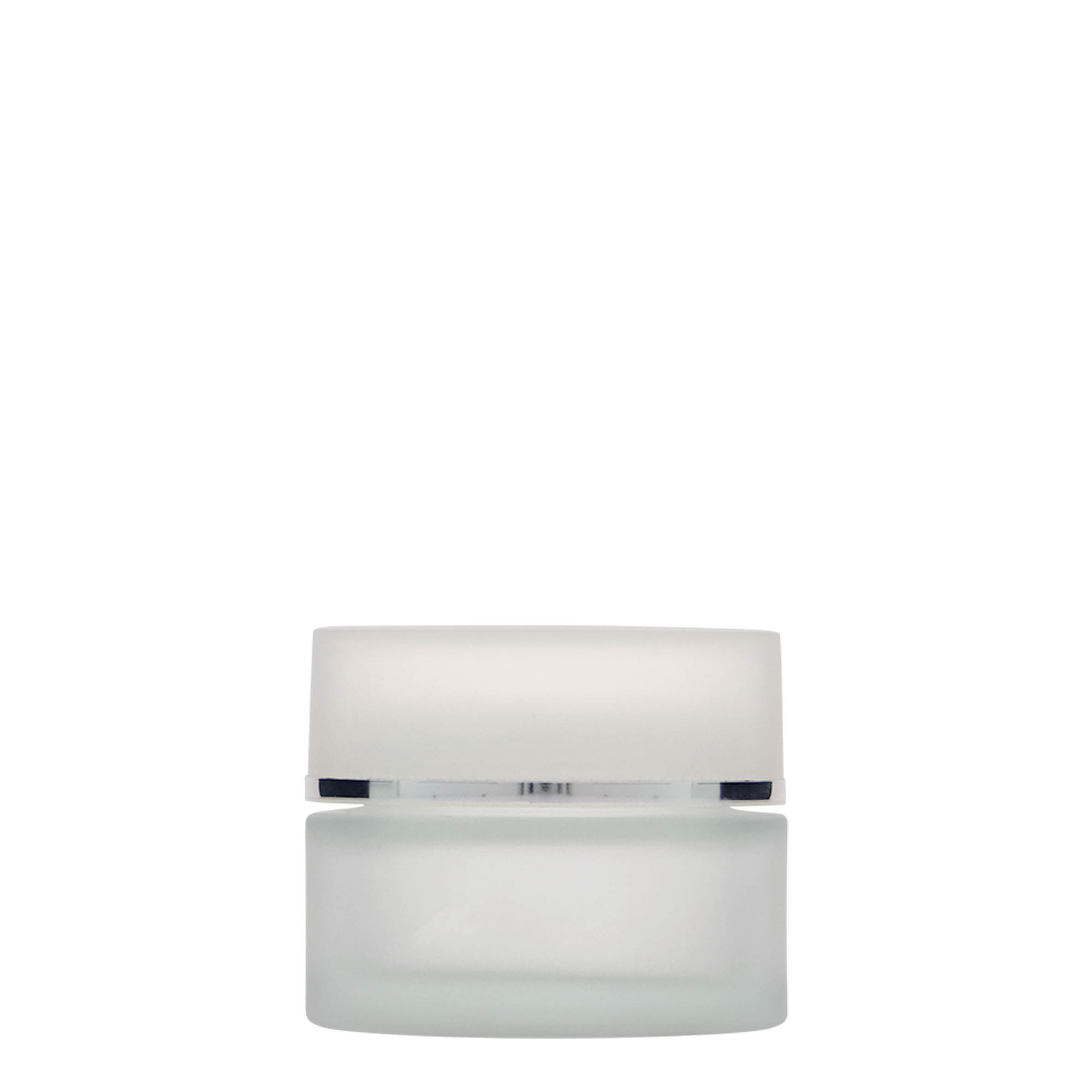 50 ml Tiegel 'Platin Edition', Glas, geeist, Mündung: Schraubverschluss 50 ml Tiegel 'Platin Edition', Glas, geeist, Mündung: Schraubverschluss