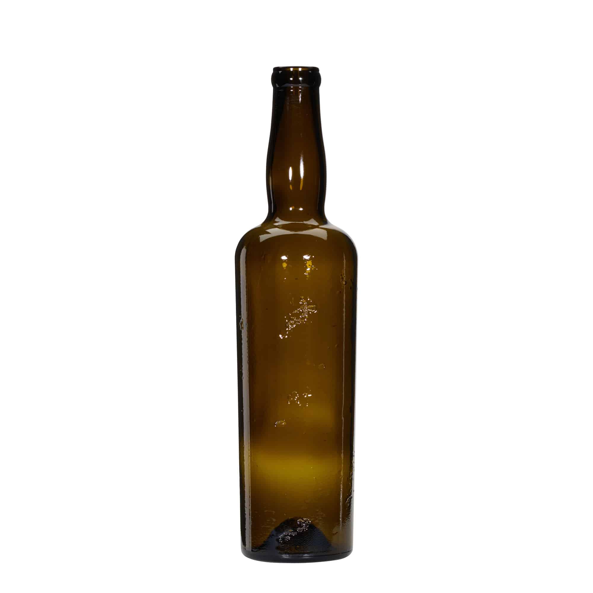 750 ml Wildly Crafted Glasflasche 'Siroco', braun, Mündung: Kork