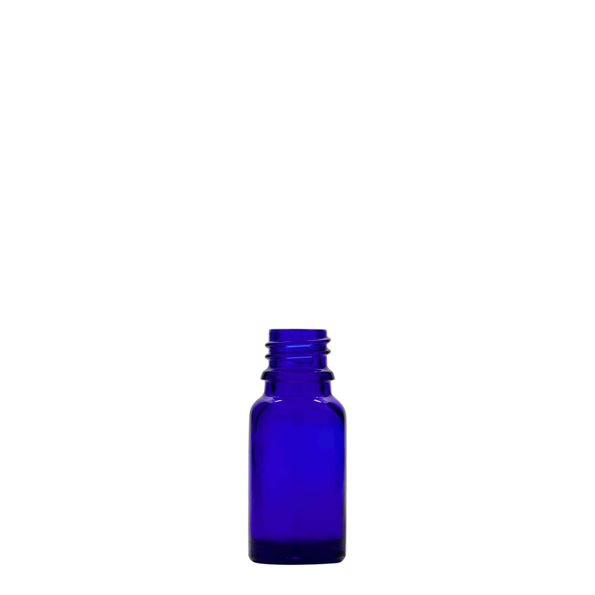 10 ml Medizinflasche, Glas, royalblau, Mündung: DIN 18 10 ml Medizinflasche, Glas, royalblau, Mündung: DIN 18
