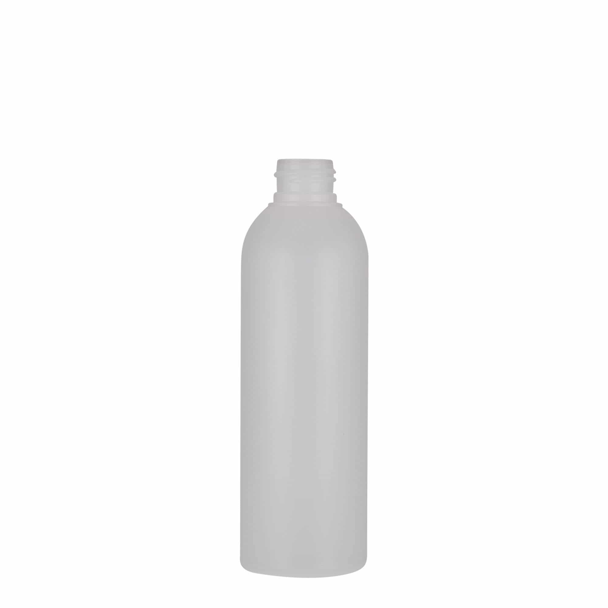 200 ml Kunststoffflasche 'Tuffy', HDPE, natur, Mündung: 24/410 200 ml Kunststoffflasche 'Tuffy', HDPE, natur, Mündung: 24/410