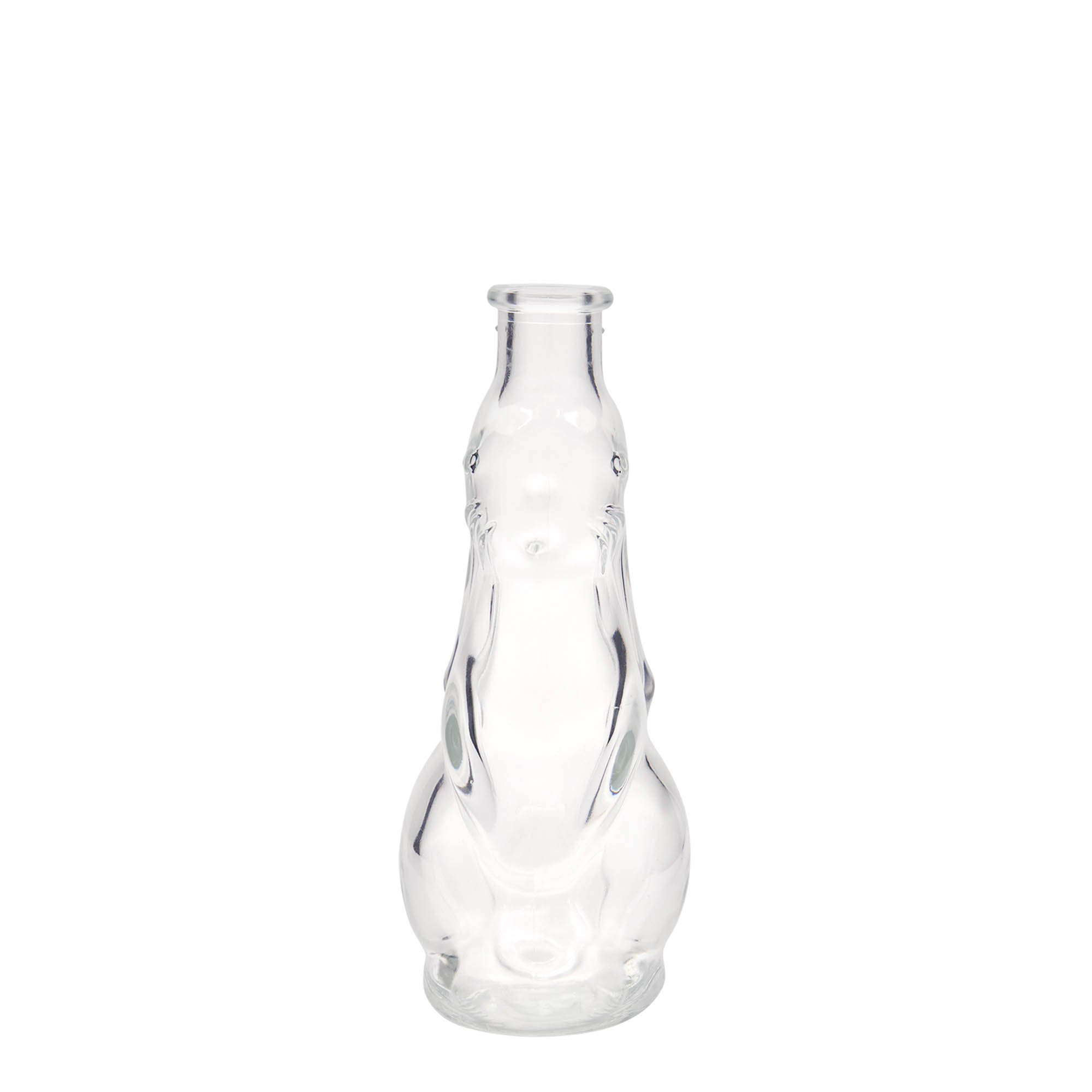 200 ml Glasflasche «Hase», Mündung: Kork
