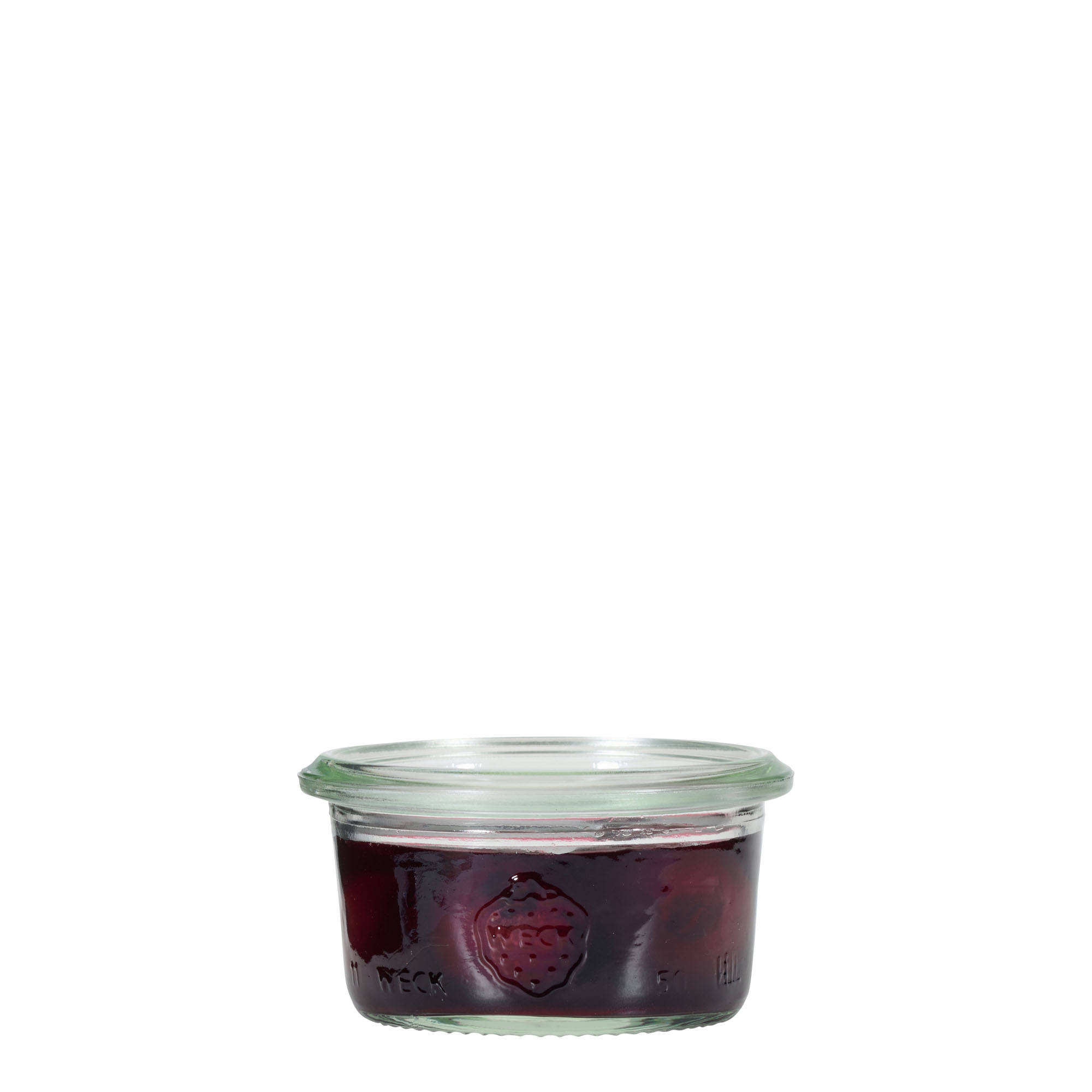50 ml WECK-Sturzglas, Mündung: Rundrand 50 ml WECK-Sturzglas, Mündung: Rundrand