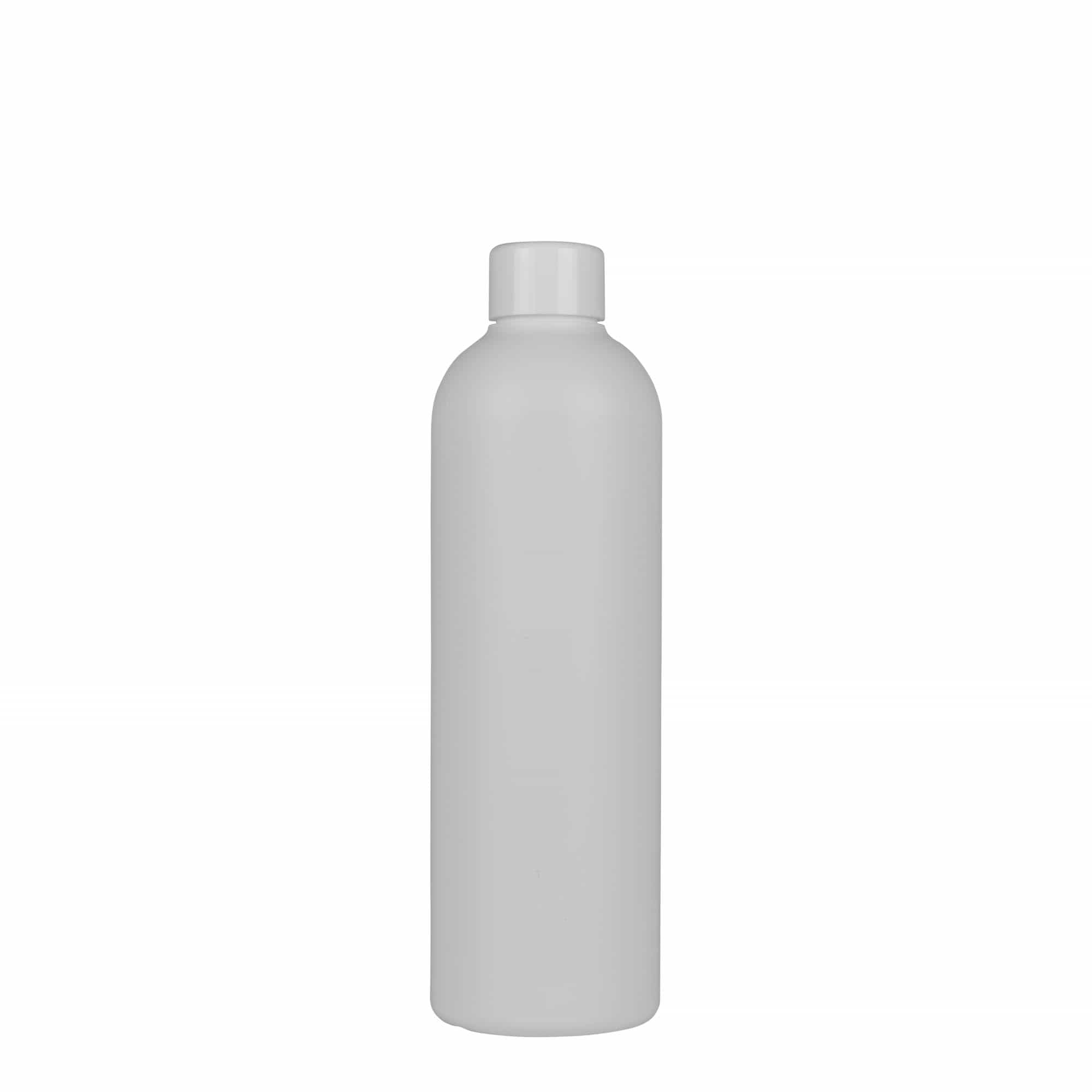 300 ml Kunststoffflasche «Tuffy», HDPE, weiss, Mündung: 24/410
