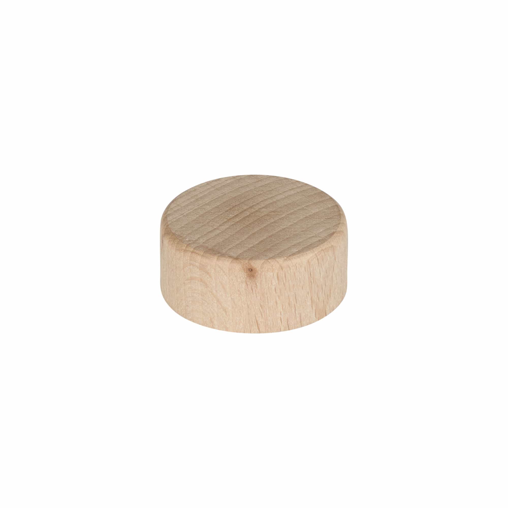 Schraubverschluss, Holz, beige, für Mündung: GPI 28/400