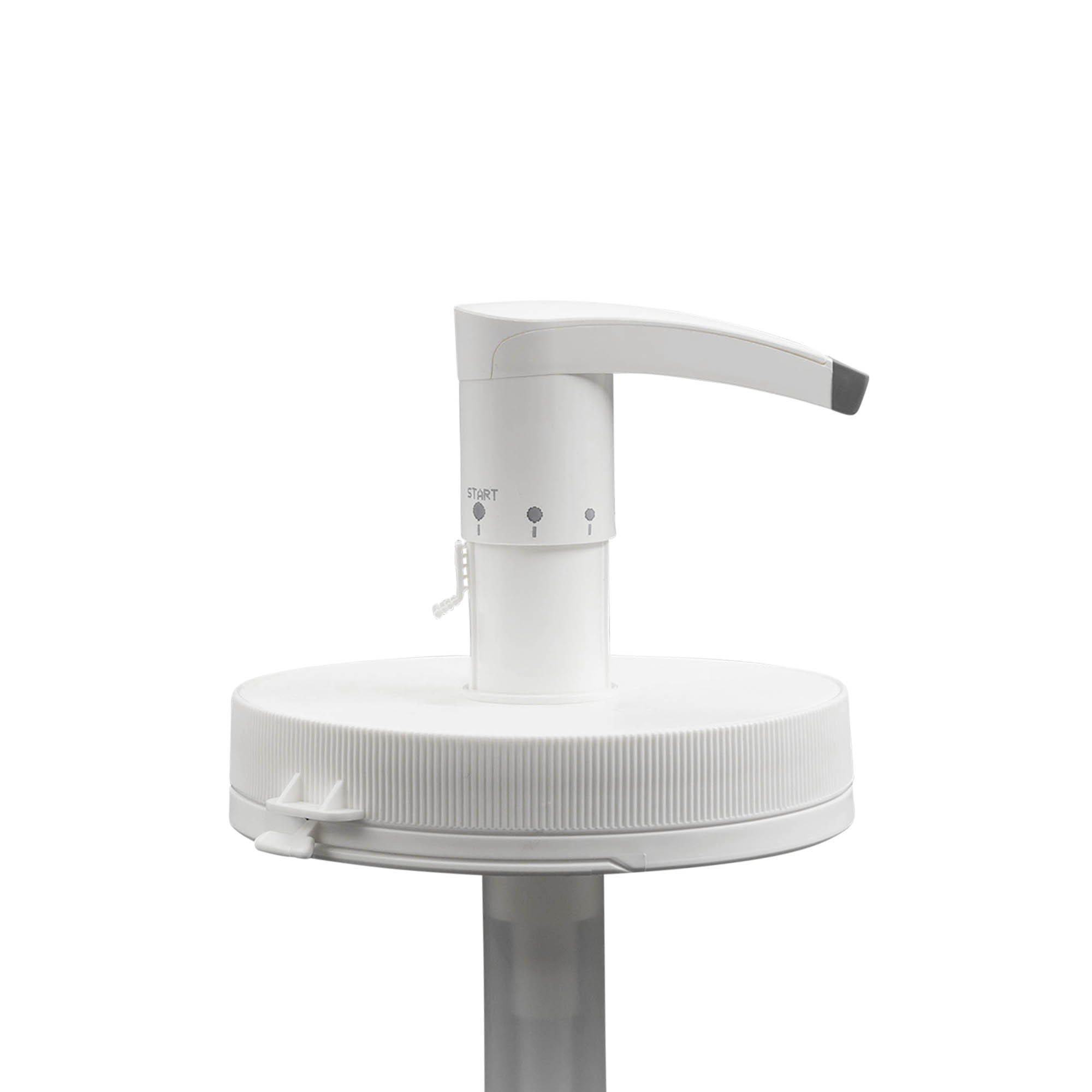 Dispenserpumpe für 1.240 ml «Securibox», PE-Kunststoff, weiss, für Mündung: Schraubverschluss