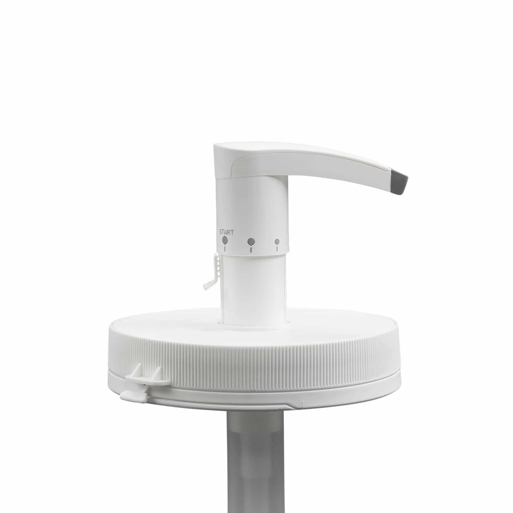 Dispenserpumpe für 1.240 ml «Securibox», PE-Kunststoff, weiss, für Mündung: Schraubverschluss