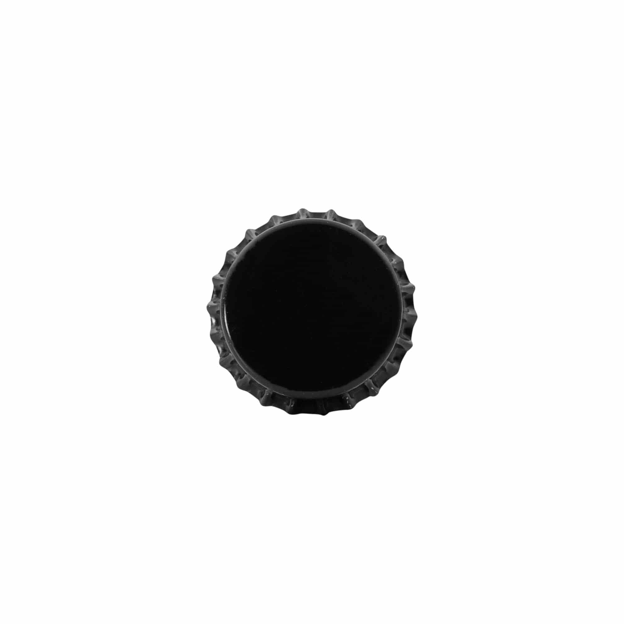 Kronkorken 29 mm, Metall, schwarz
