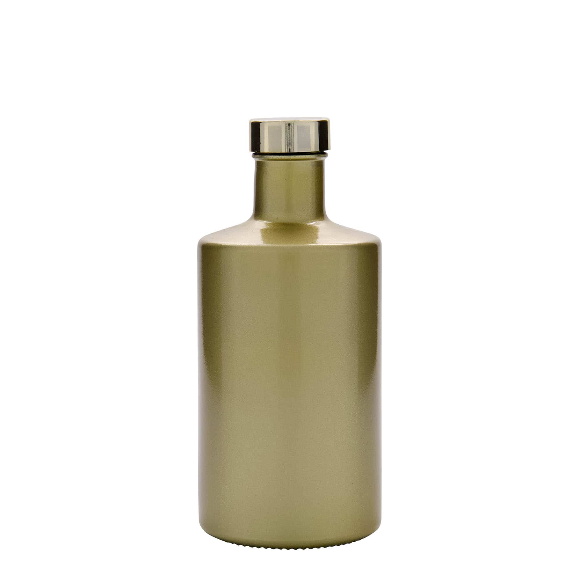 500 ml Glasflasche 'Caroline', gold, Mündung: GPI 33