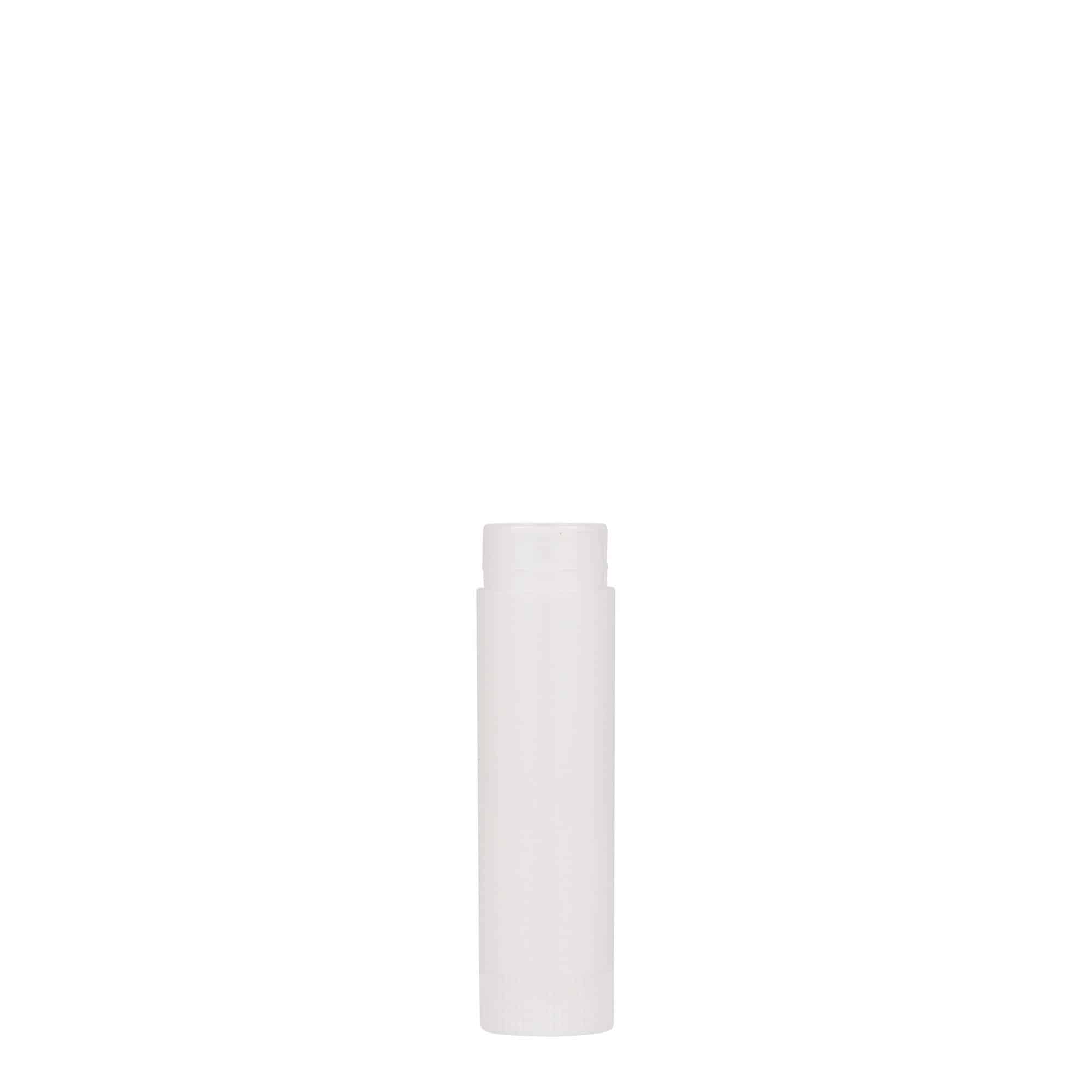 6 ml Lippenstifthülse, PP-Kunststoff, weiß 6 ml Lippenstifthülse, PP-Kunststoff, weiß
