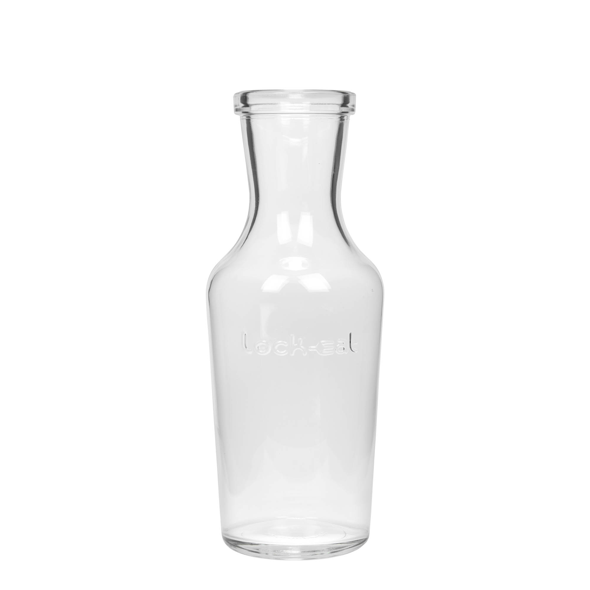 1.000 ml Glaskaraffe «Lock-Eat», Mündung: Drahtbügelverschluss